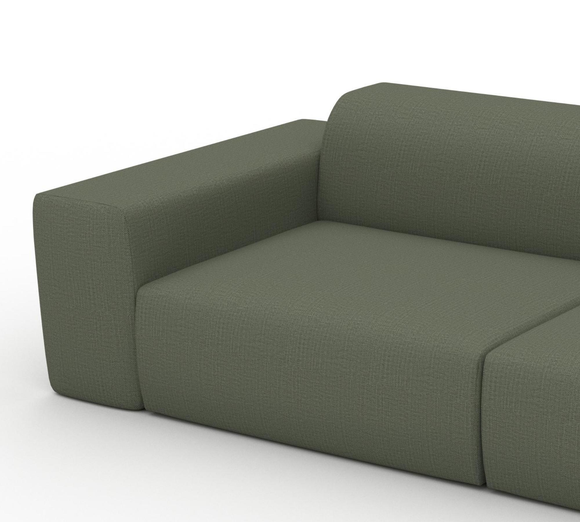 Minimalistisches Schlafsofa PYLLOW Sofa Olivgrün