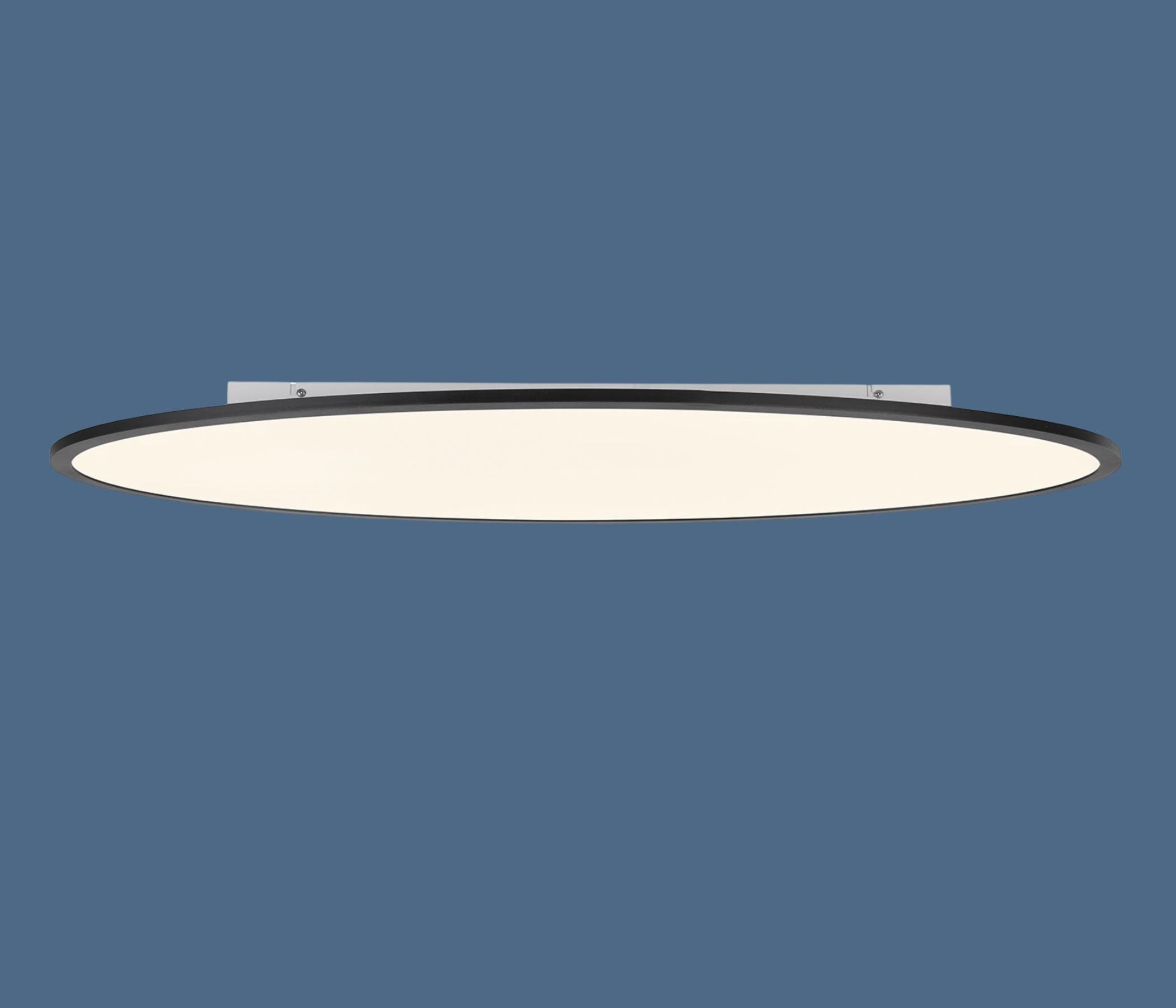 Simplistische LED-Deckenleuchte oval