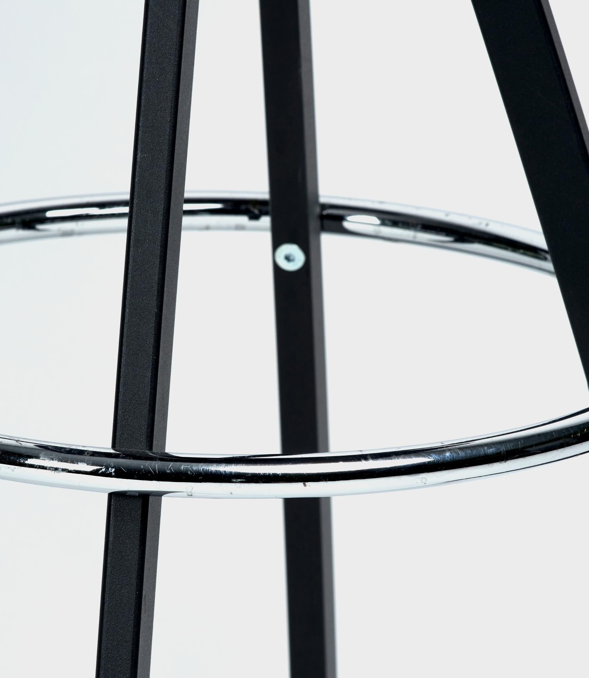 Drehbarer Barhocker Schwarz