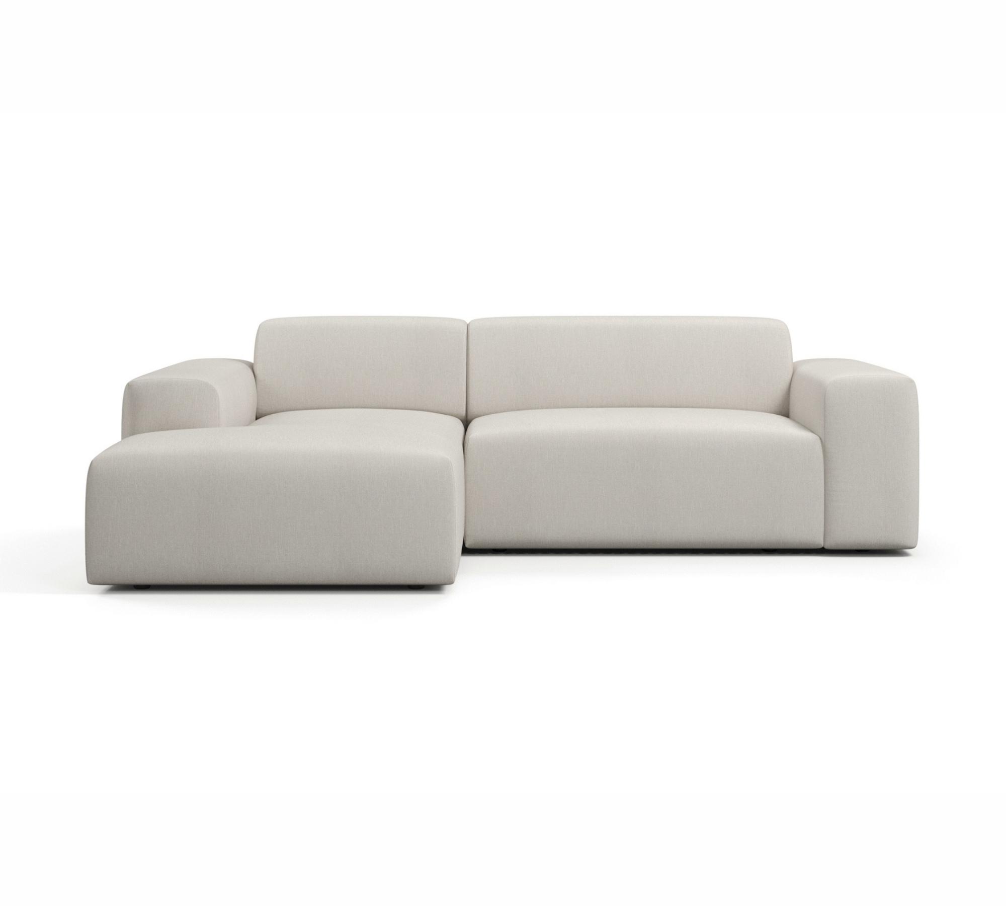 2-Sitzer Sofa Karen Récamiere Links Beige