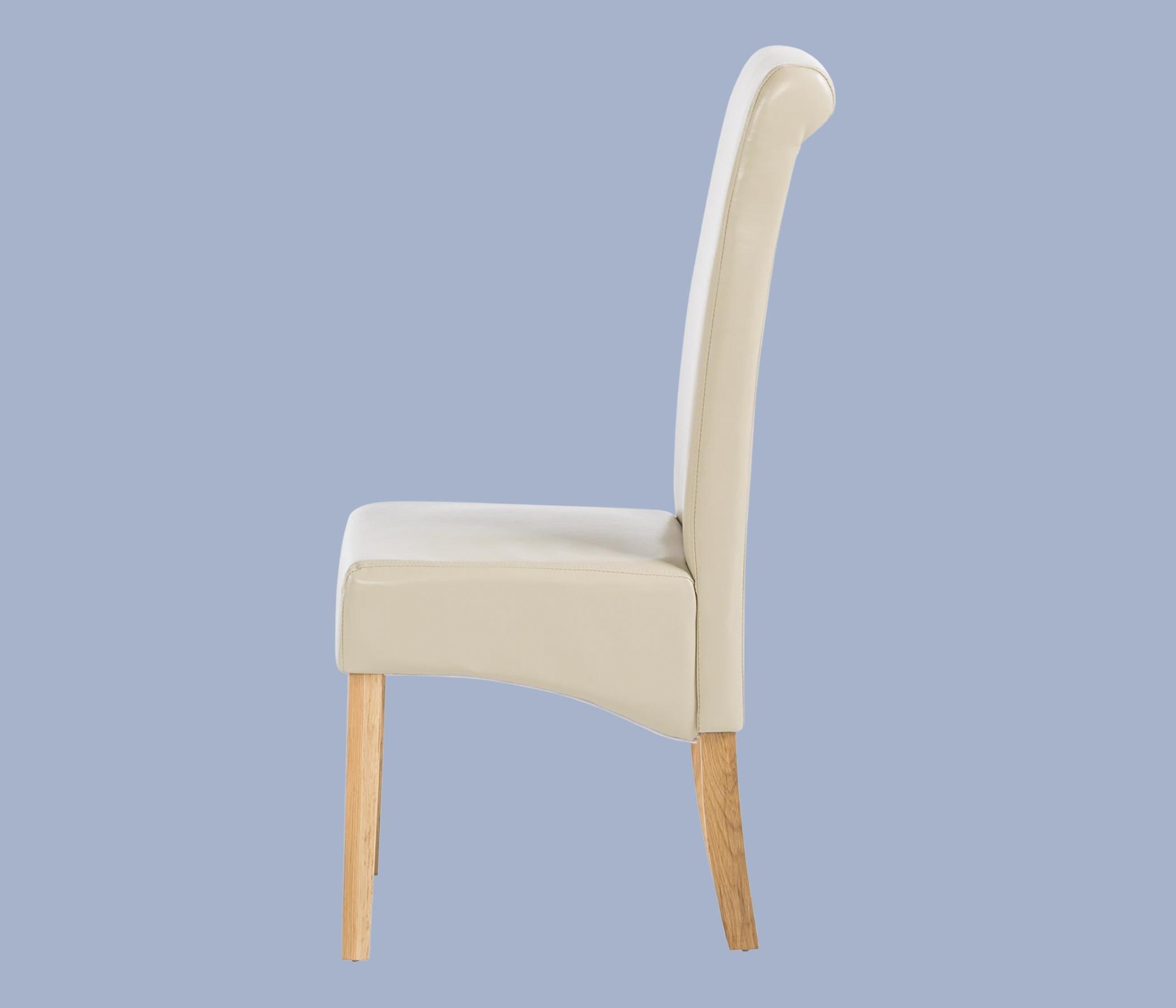 Polsterstuhl Nello I Creme 2er Set