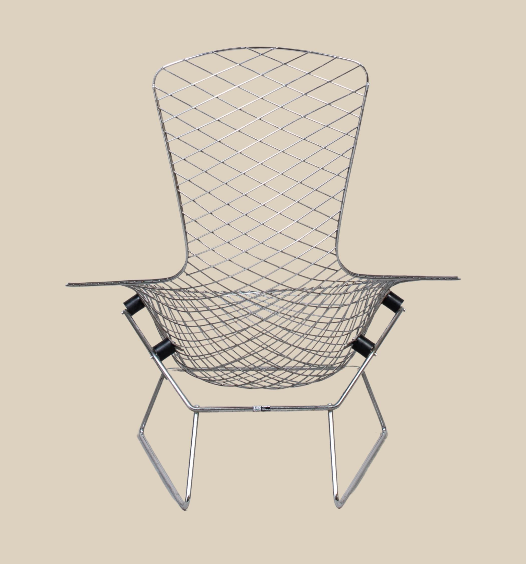 Bertoia Bird Chair aus Metall