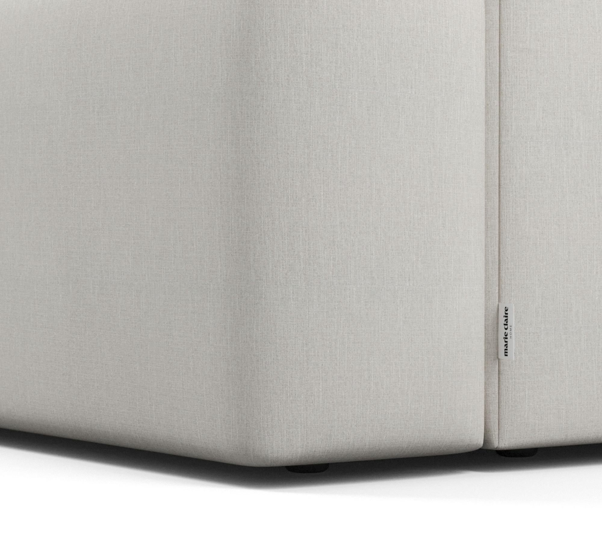 2-Sitzer Sofa Karen Récamiere Links Beige