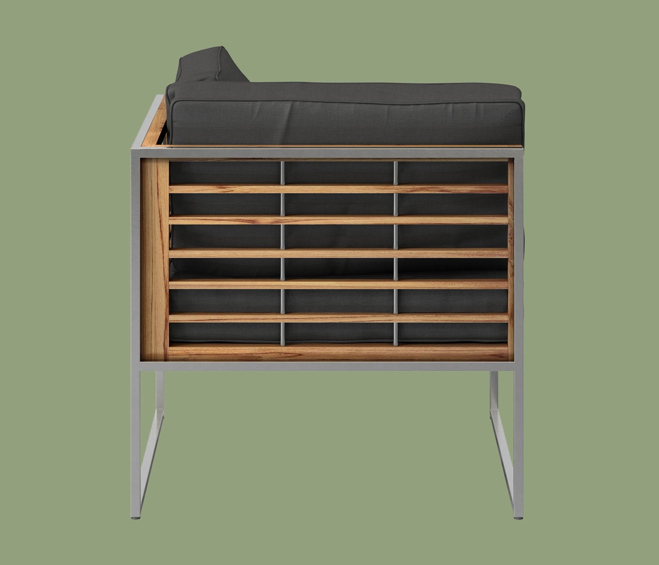 Loungeecke mit Teak 