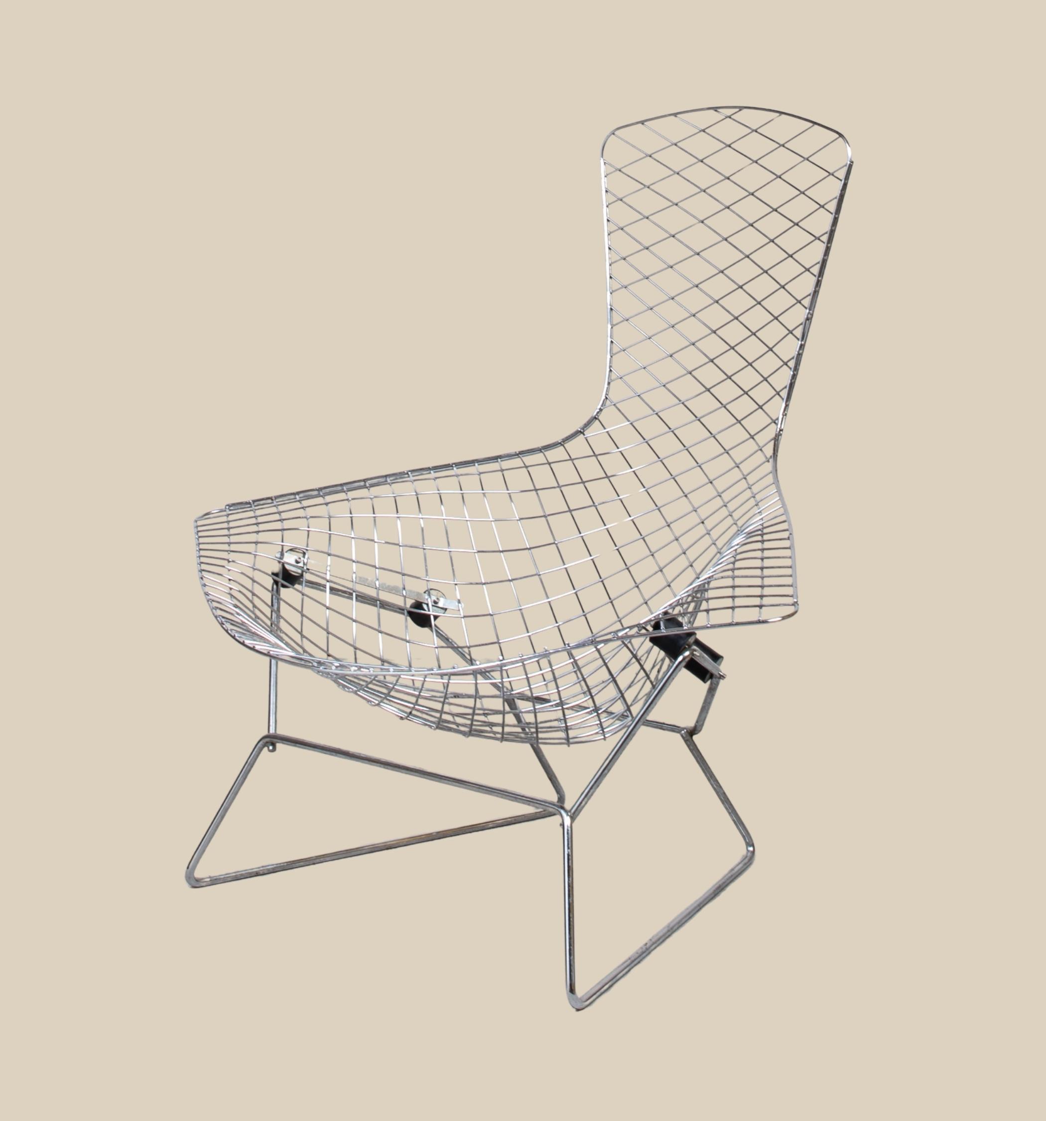 Bertoia Bird Chair aus Metall