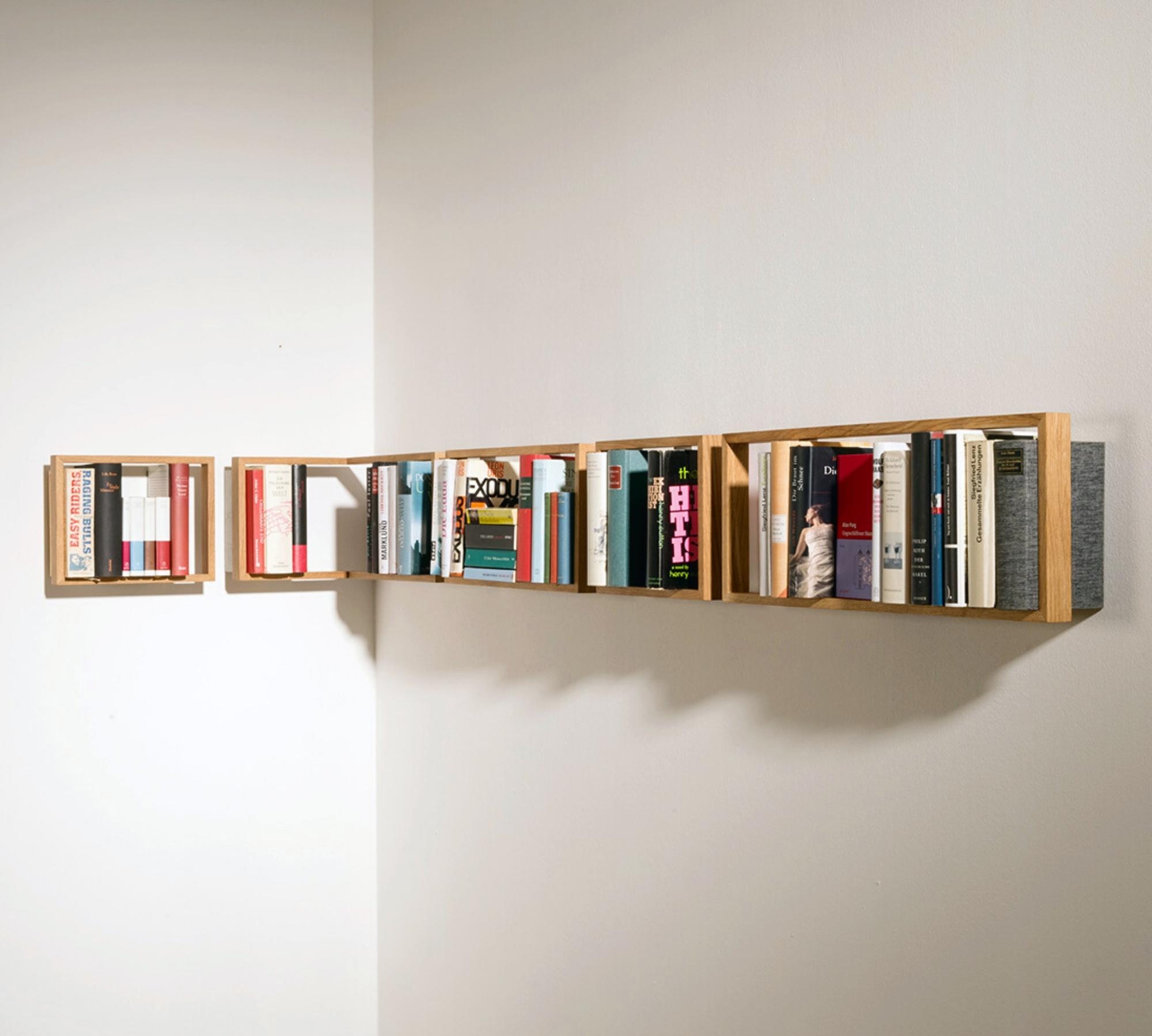 Eckregal Eichenrahmen b-eck1