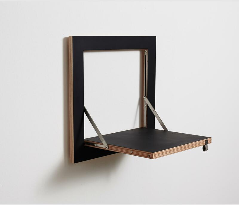 Fläpps Regal Holz Schwarz 40 x 40 cm 