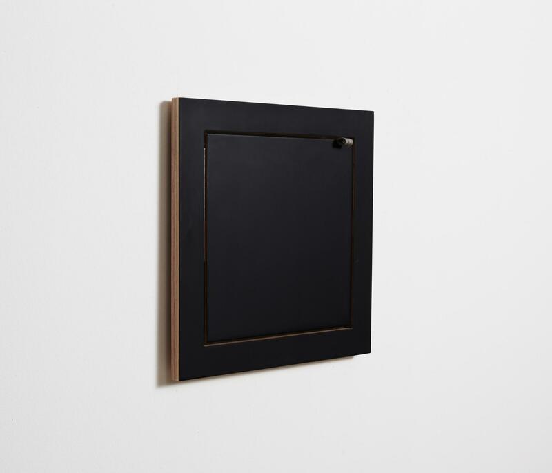 Fläpps Regal Holz Schwarz 40 x 40 cm 
