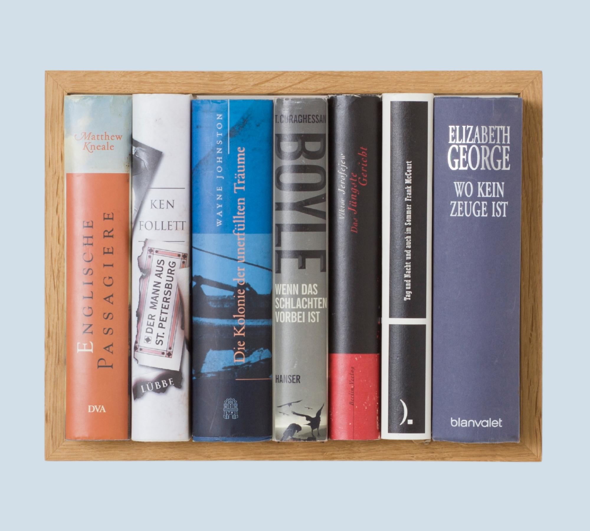 Bücherregal mit Eichenrahmen b4