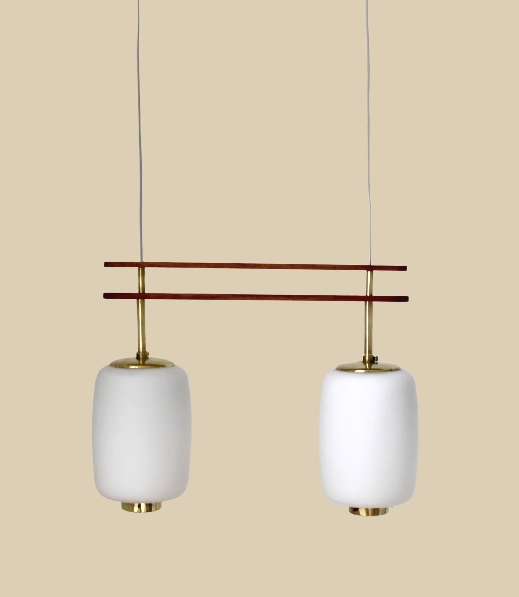 Danish Mid-Century pendant lamp by Bent Karlby