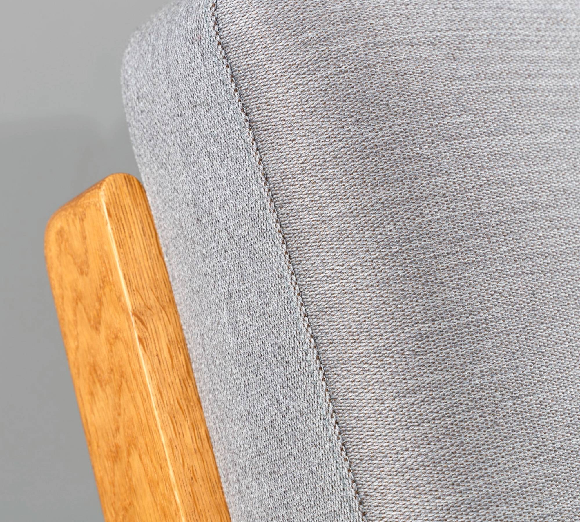 Sofa 2-seater GE 290 Oak, Hans Wegner Grey