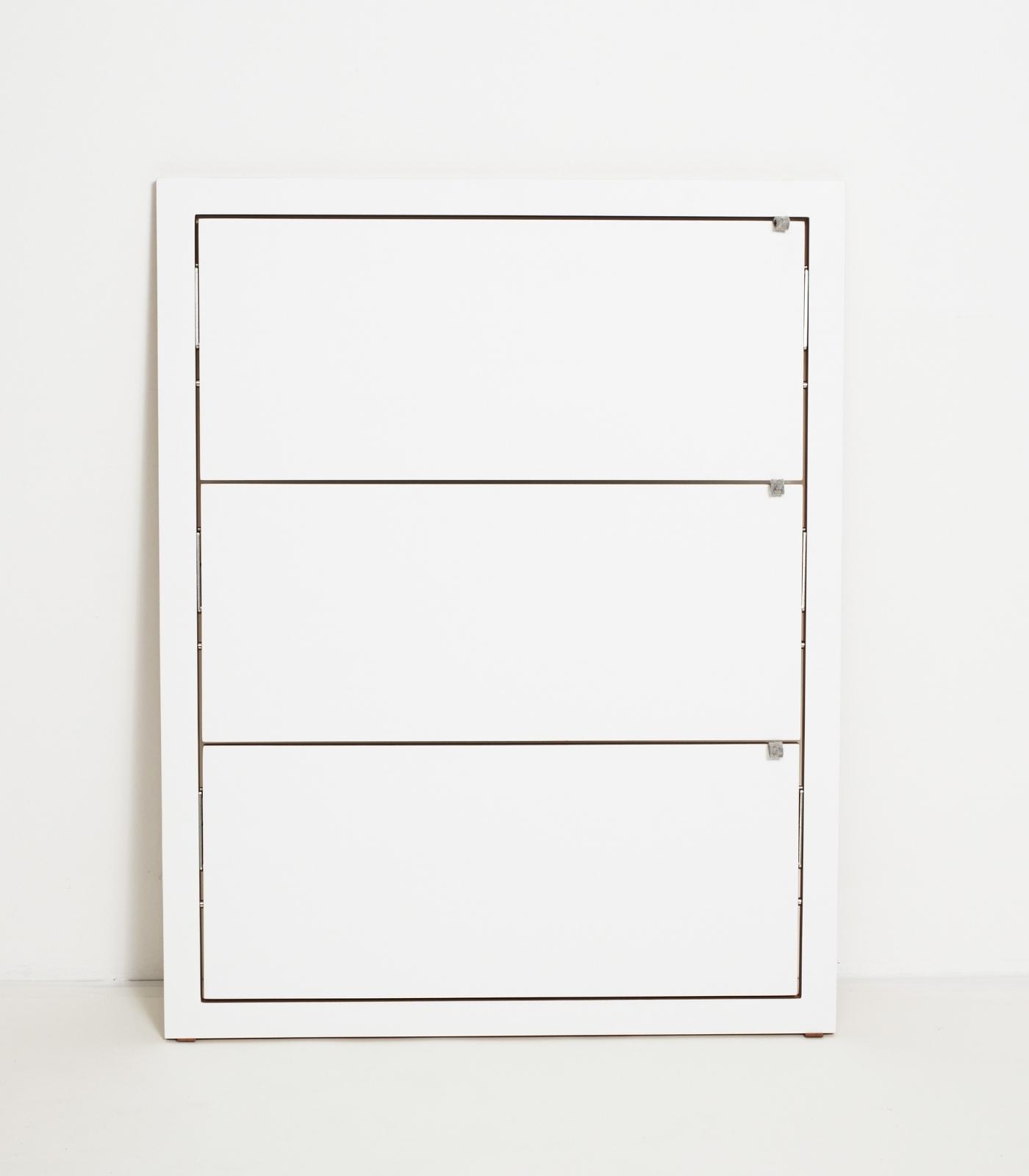 Fläpps Lean Shelf Wood White 80 x 100 cm