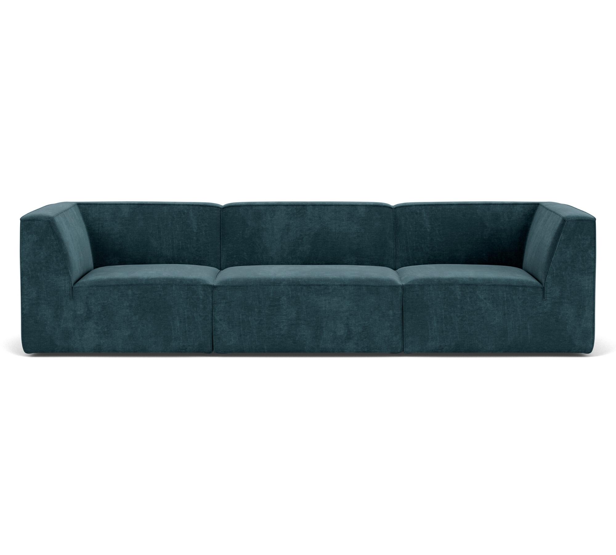 Dane Sofa 3-Sitzer Danny Dusty Blue