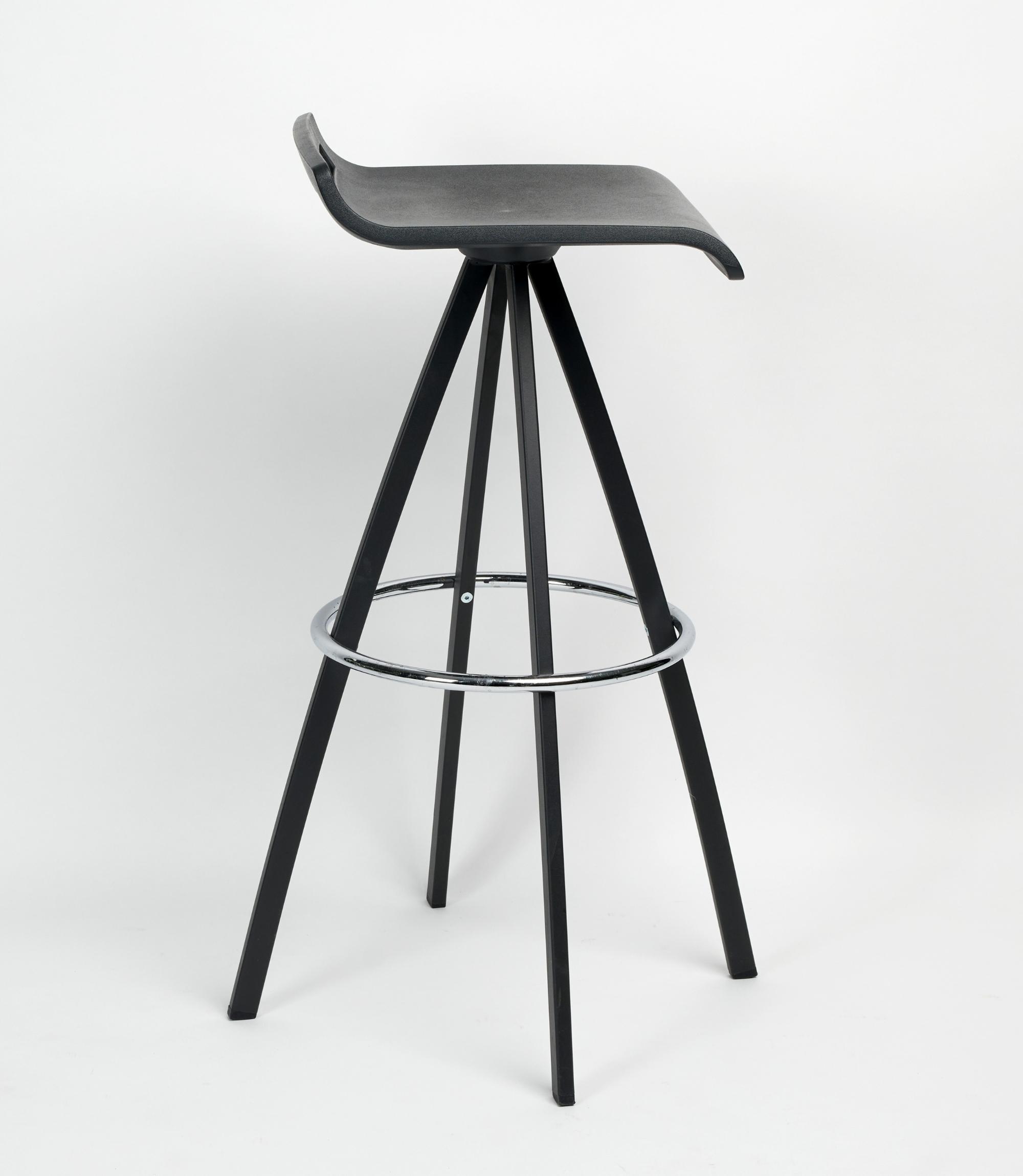 Drehbarer Barhocker Schwarz