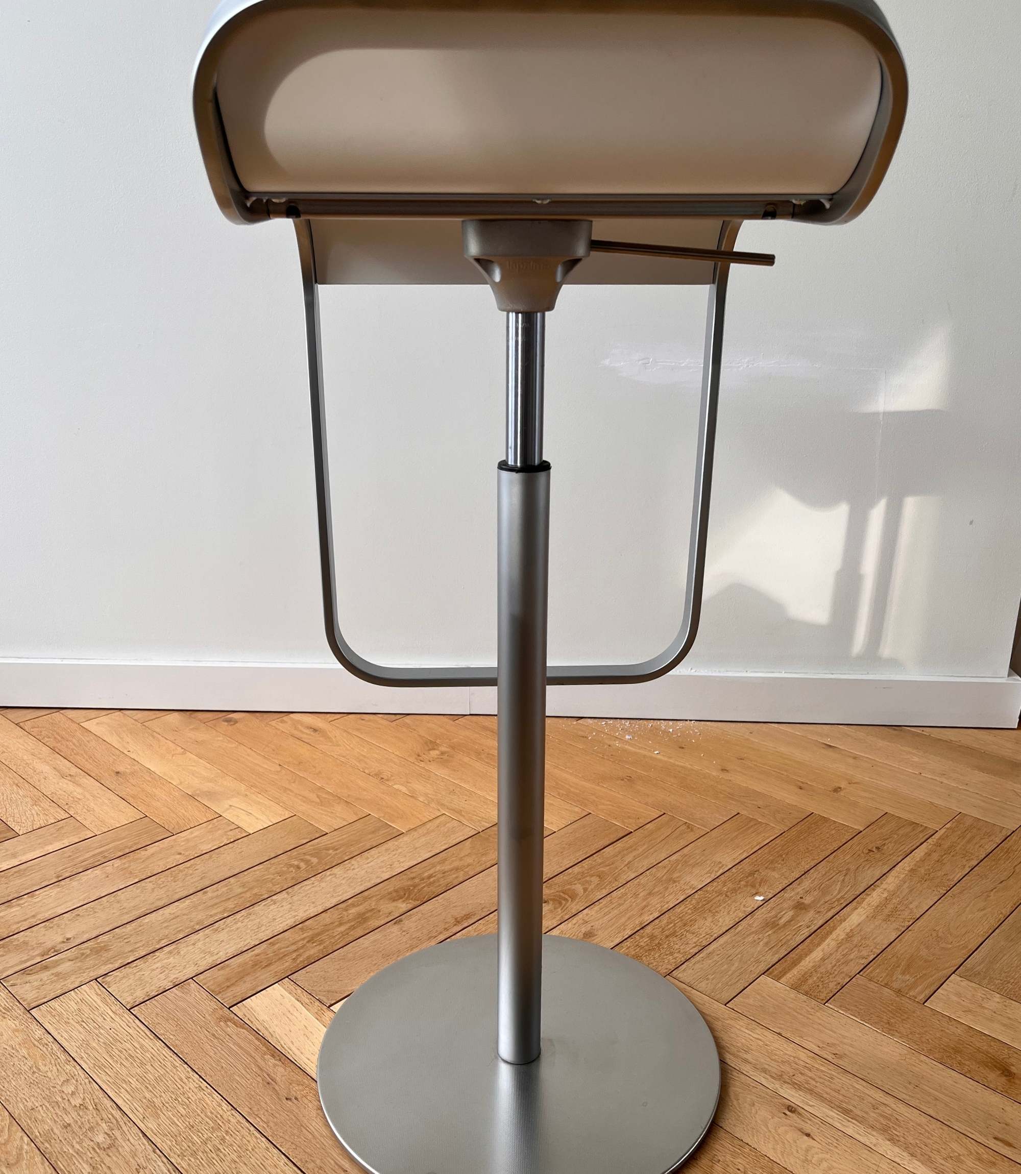 Barhocker LEM mit hohem Gestell Weiß