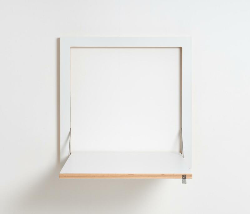 Fläpps Küchentisch Holz Weiß 60 x 60 cm