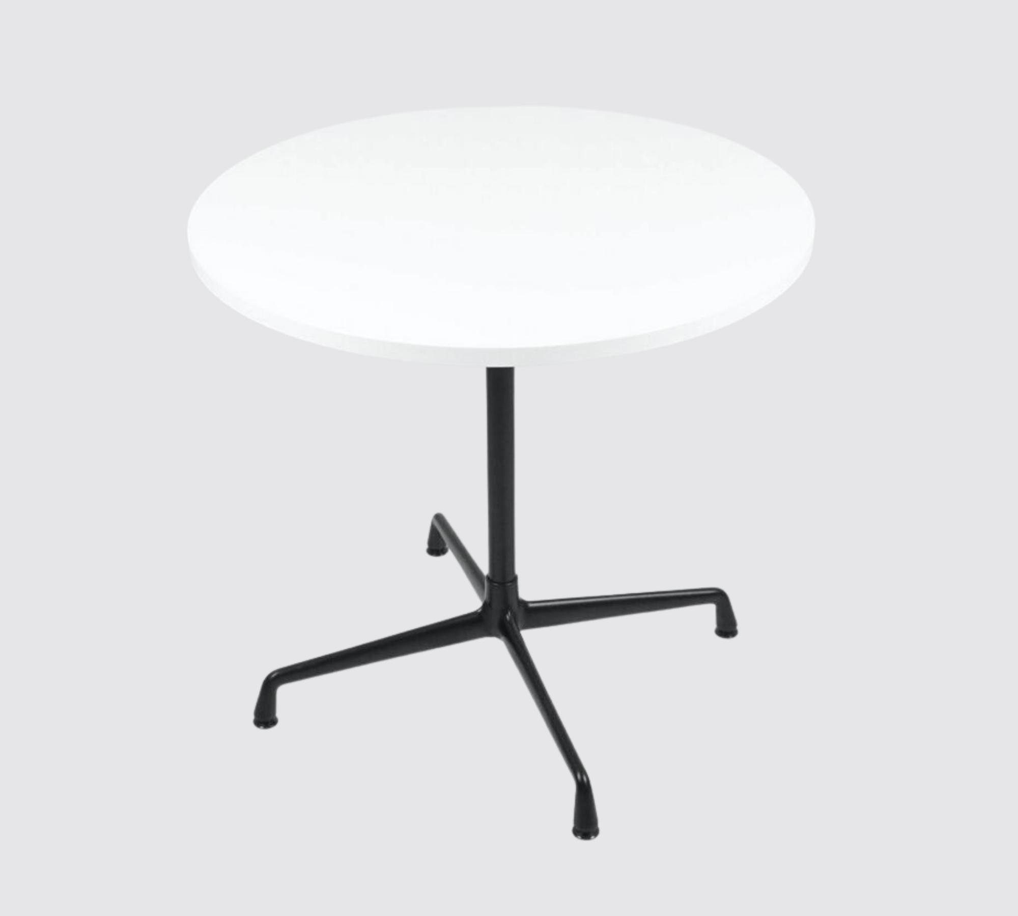 Eames Contract Table Weiß Rund