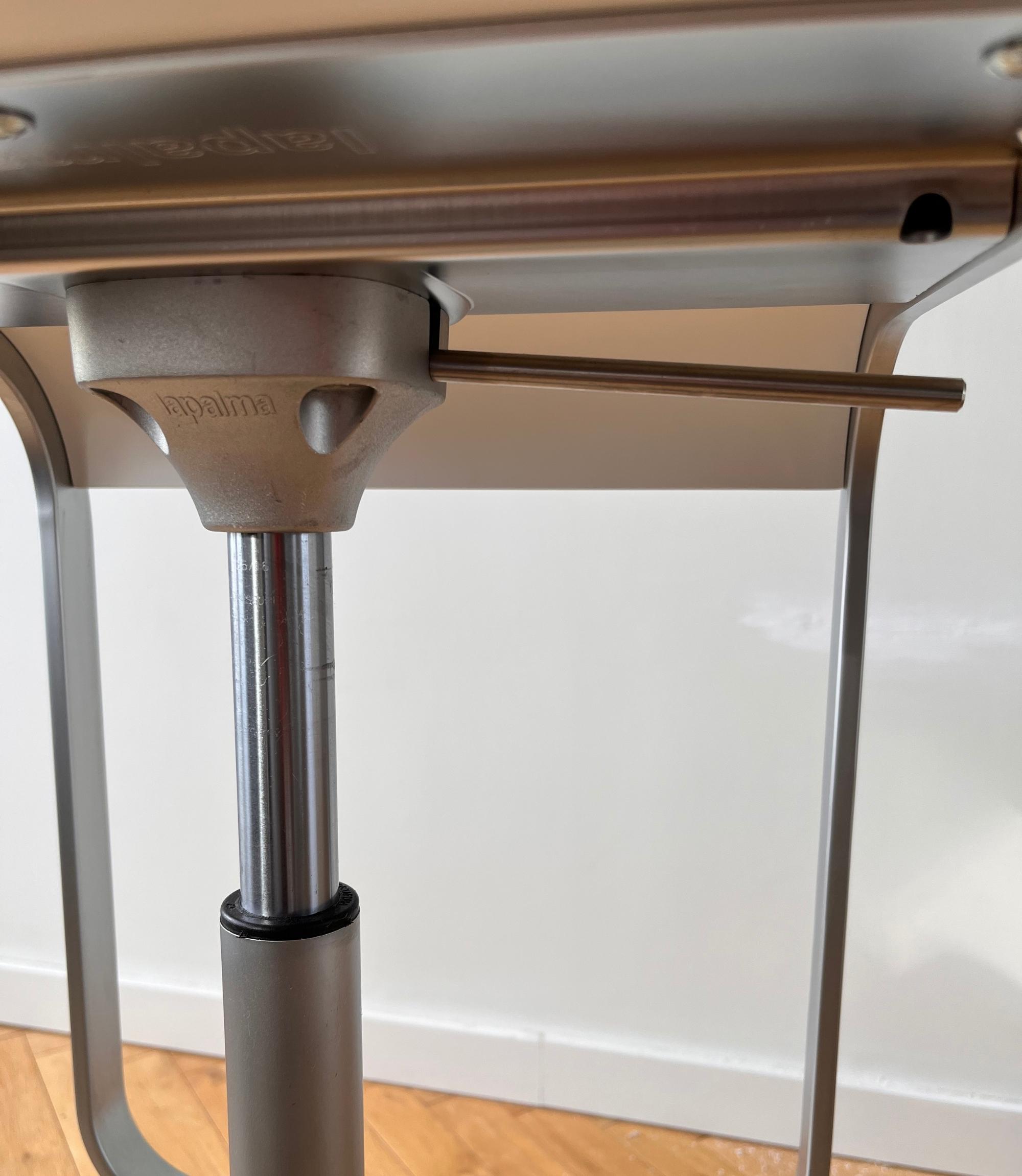 Barhocker LEM mit hohem Gestell Weiß