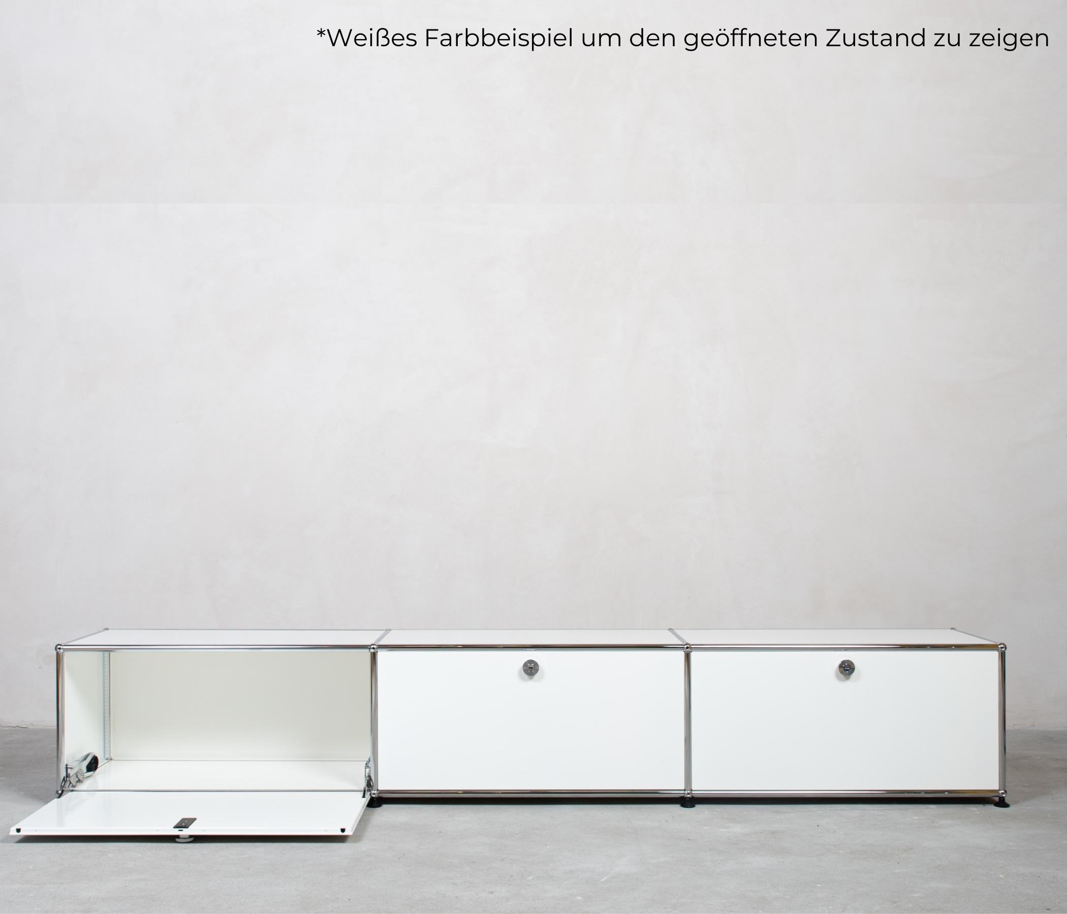 USM Haller Lowboard 3x1 Fächer Reinweiß