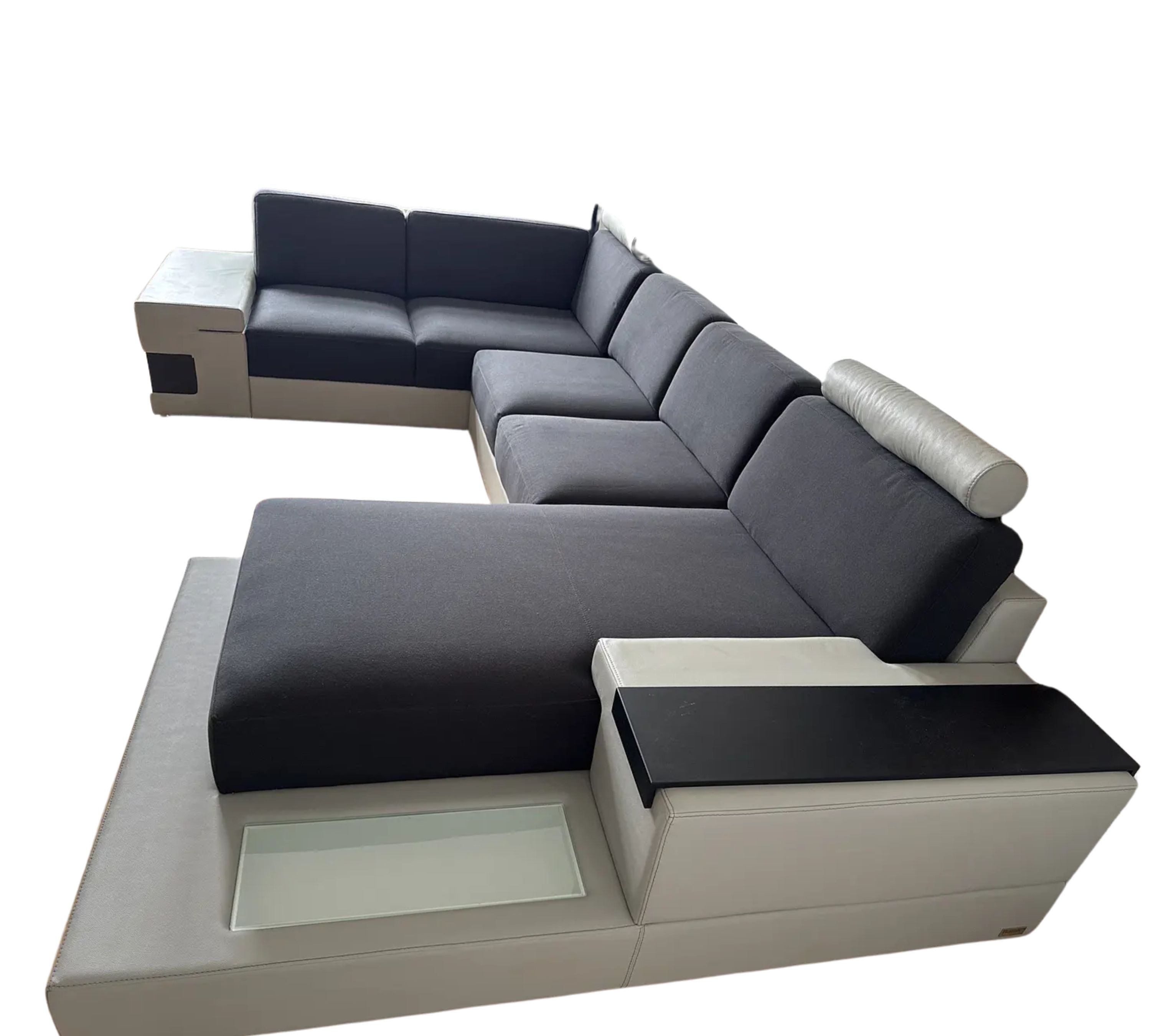 Vintage Modulares Sofa Leder