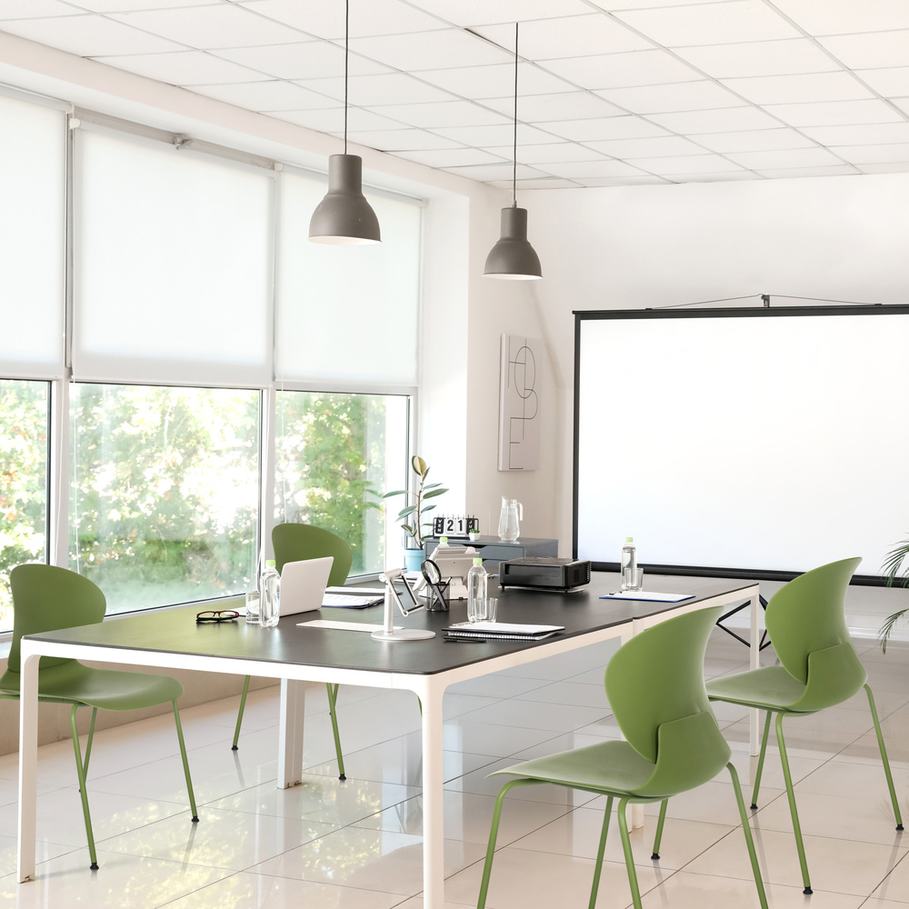 T36 VI Sedia impilabile plastica verde