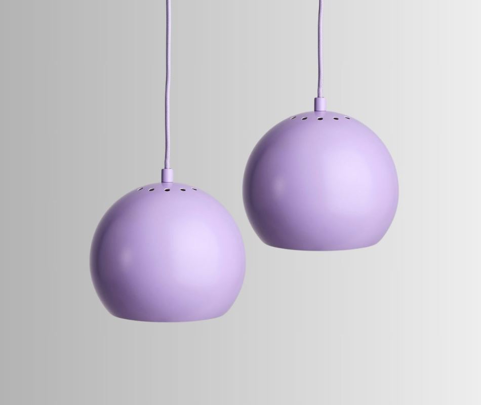 Ball Pendelleuchte Lila Ø18cm