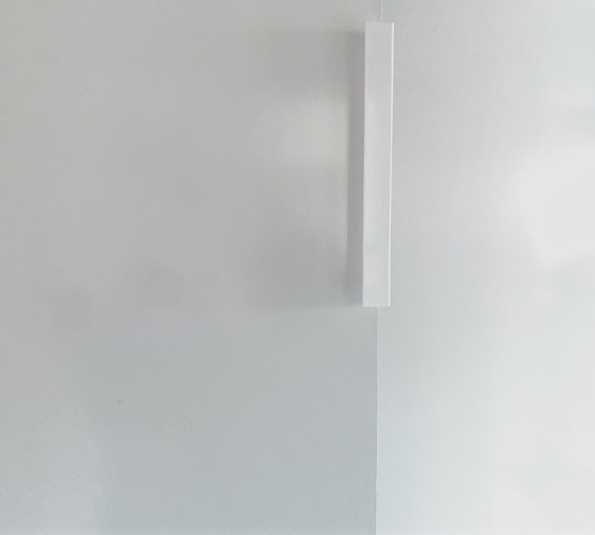 02 Door handle Steel Powder-coated White