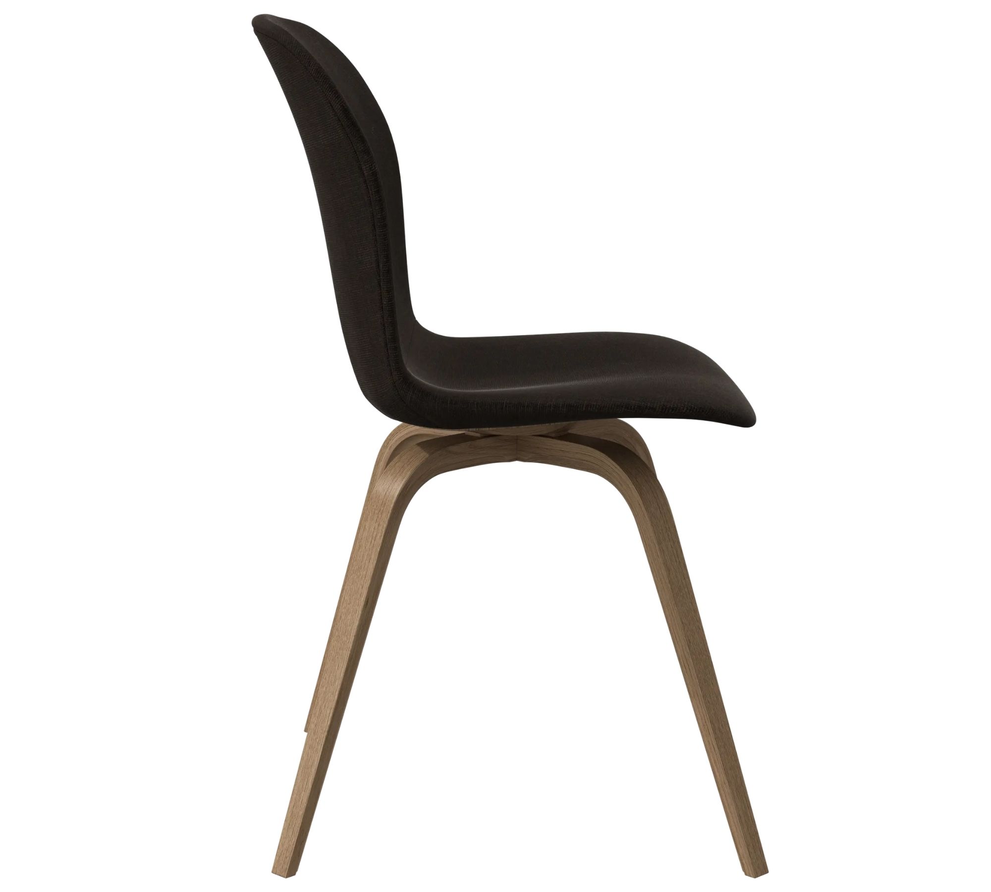 Hauge Sedia da pranzo Tessuto Napoli 2251 Rovere chiaro Taupe