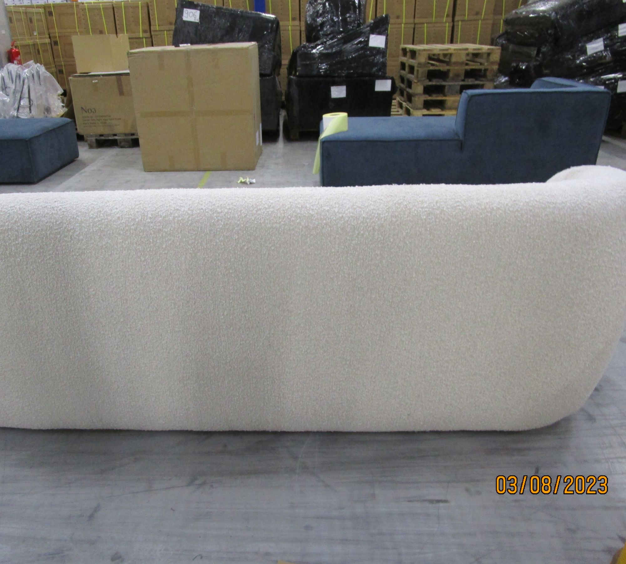 Design-Award-Winning Paula Sofa 3-Sitzer Maya Cream