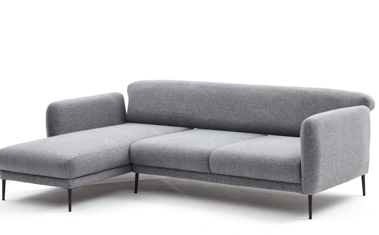 Venus Sofa Récamiere Links Grau