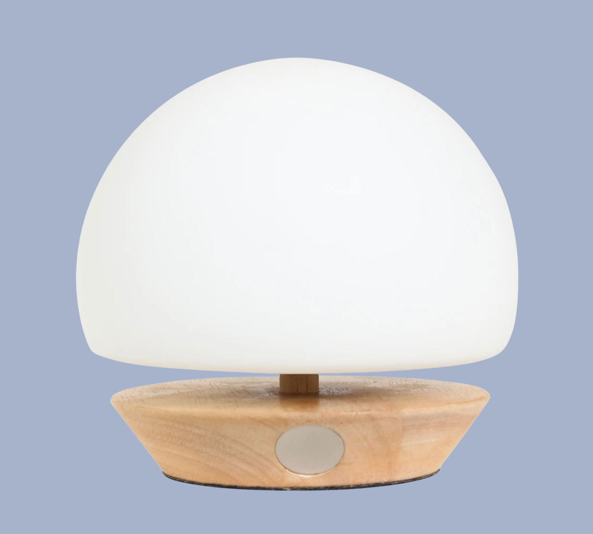 LED-Tischleuchte Milchglas mit integriertem Dimmer