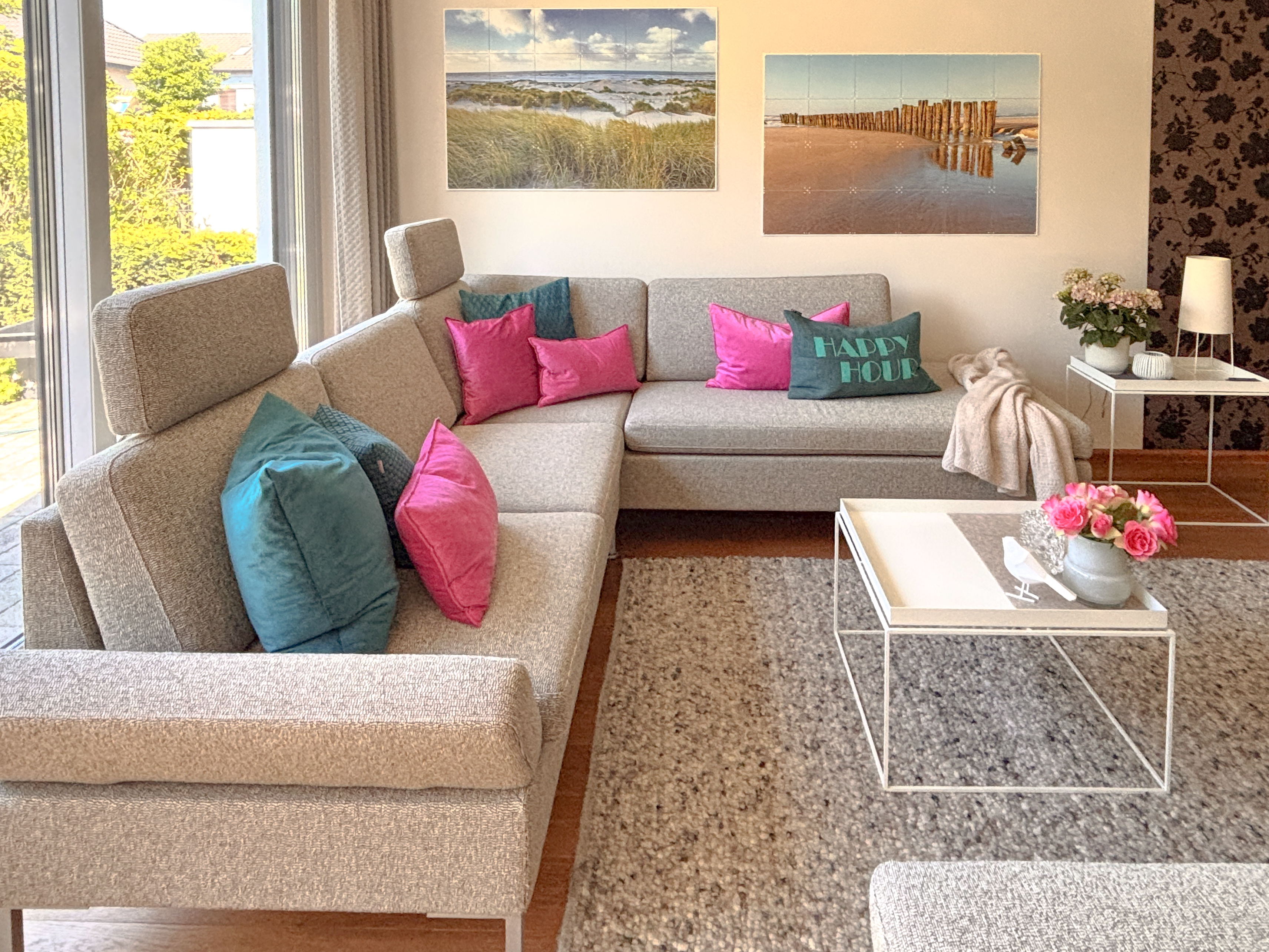 Alba Ecksofa mit Hocker