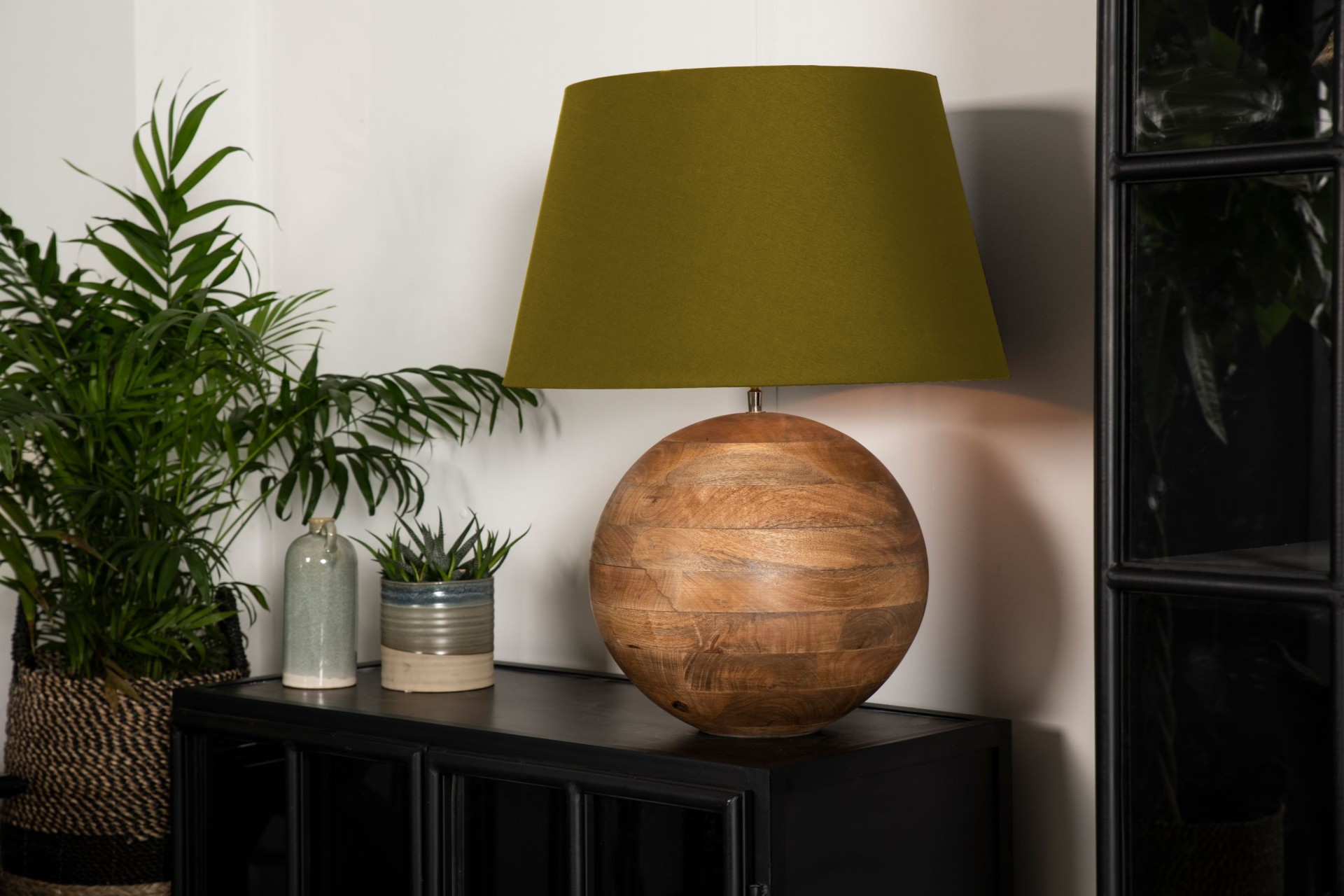 Konischer Lampenschirm Grün ø52cm