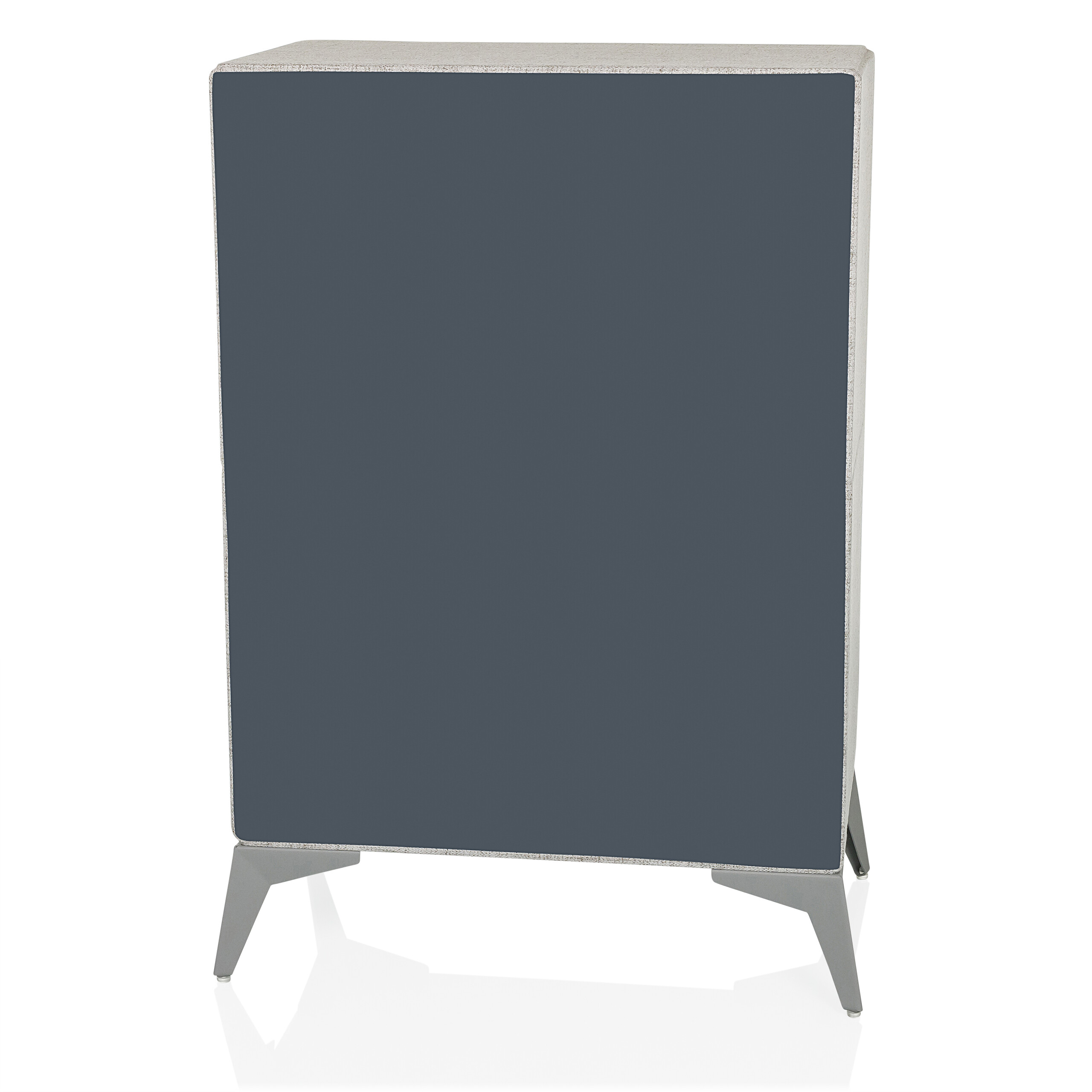 Chest of drawers SKUFFY 64x35x90cm 4 drawers grey hjh LIVING