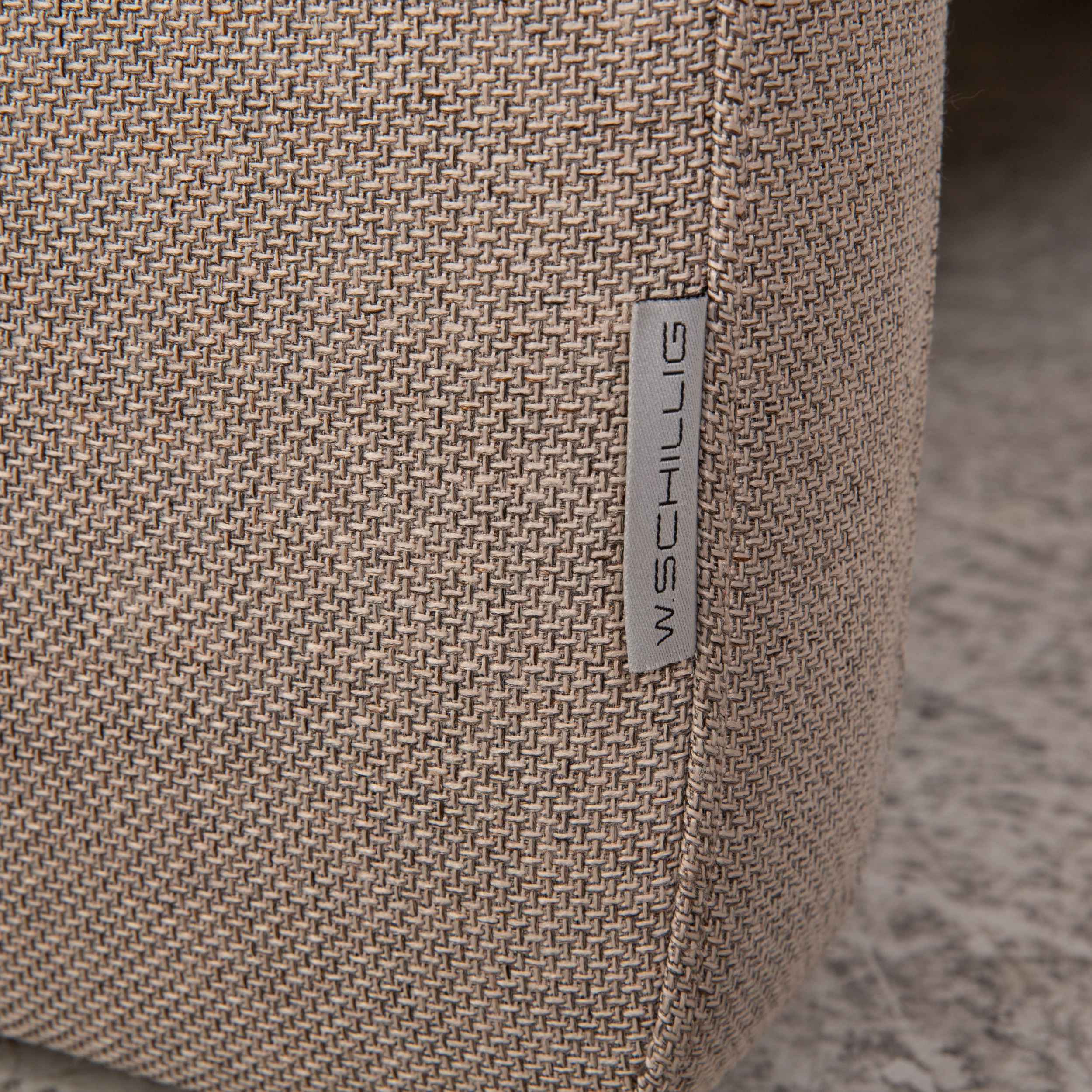 Sofa 3-Sitzer Stoff Beige