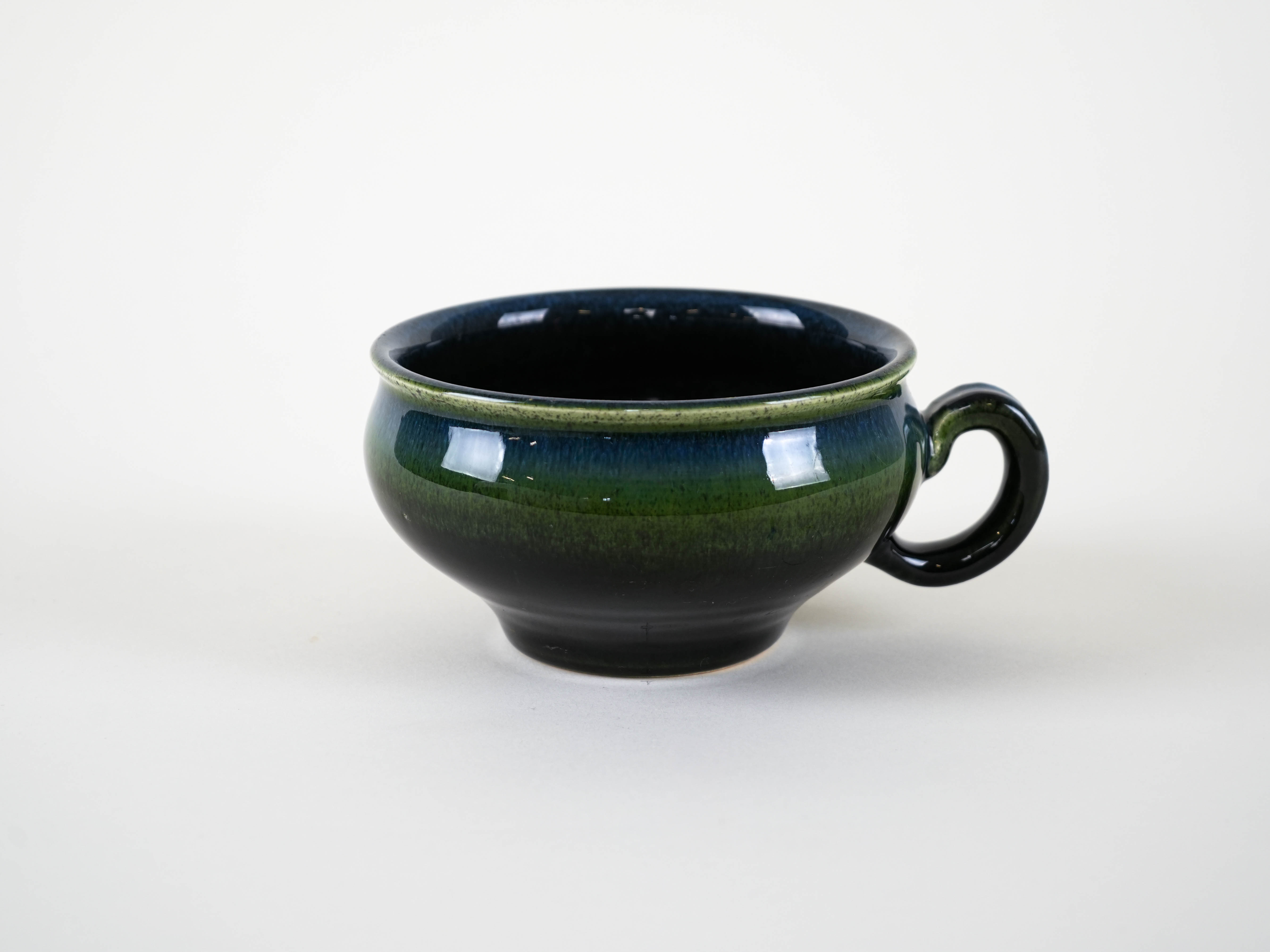 Dark Green Ceramic Mug 1970s