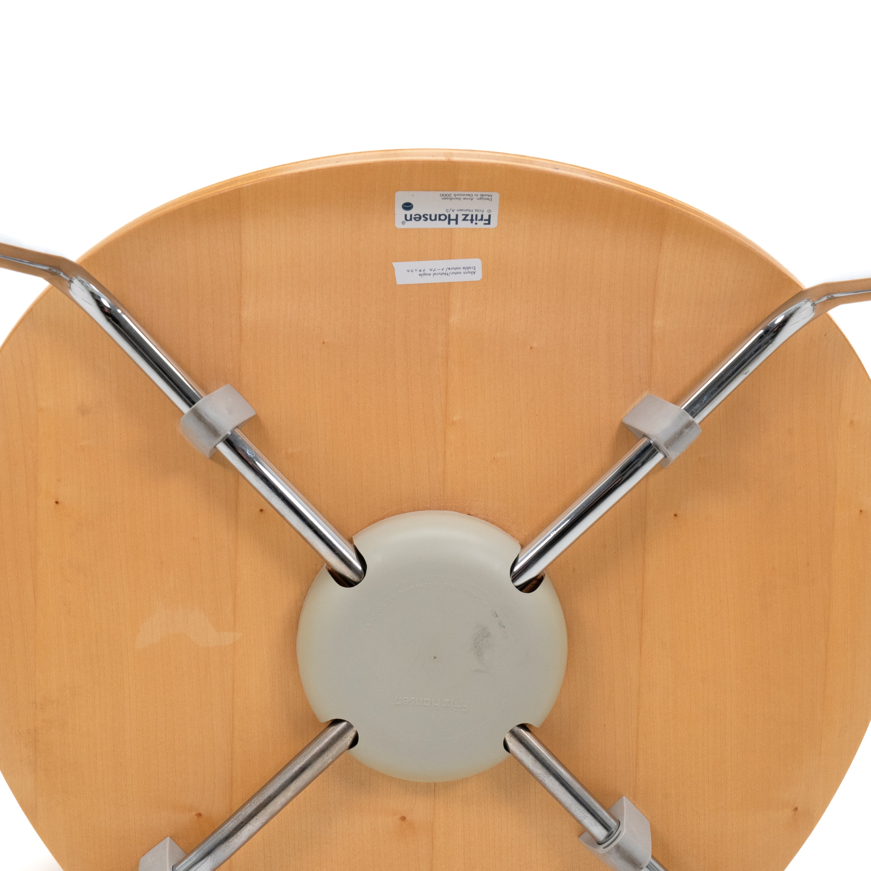 Serie 7 Stuhl Chrom Ahorn von Fritz Hansen