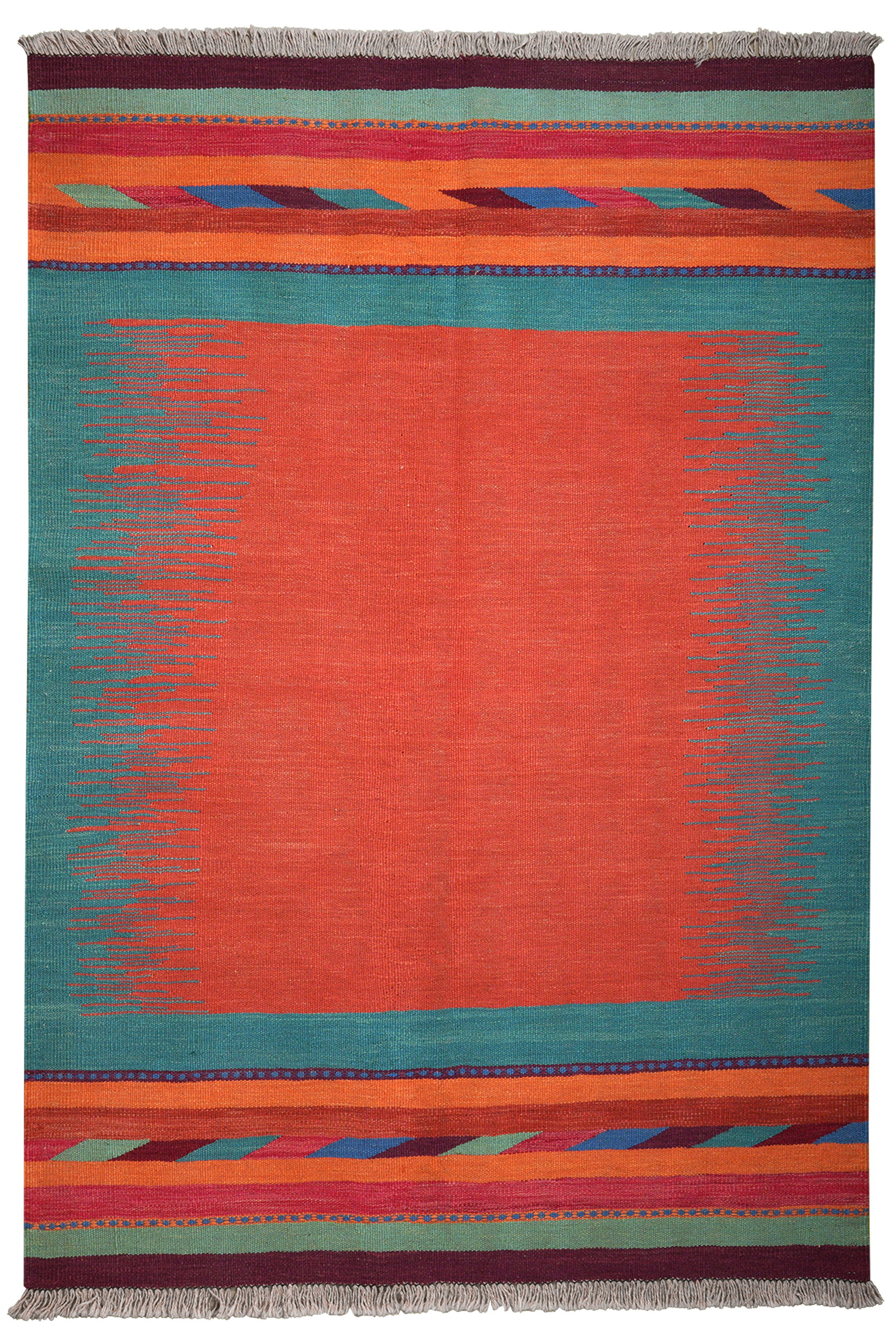 Kilim Gashgai Teppich Mehrfarbig