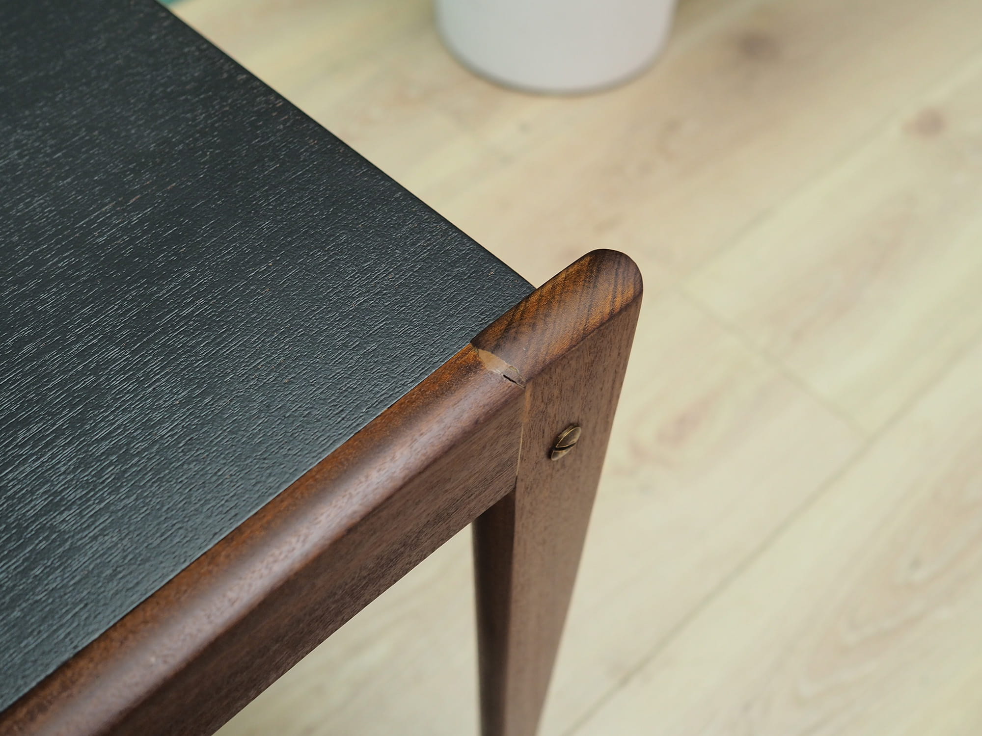 Vintage Nähtisch Teakholz Braun 1960er Jahre