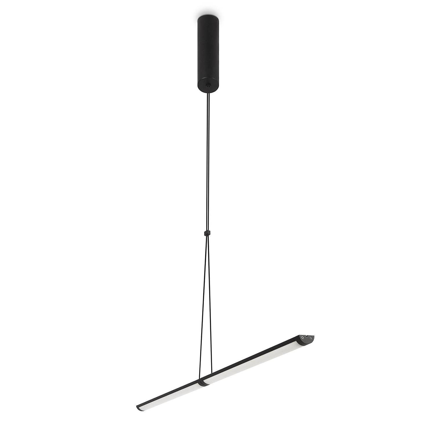 1-Flammig Supersymmetry LED-Pendelleuchte Glas Aluminium