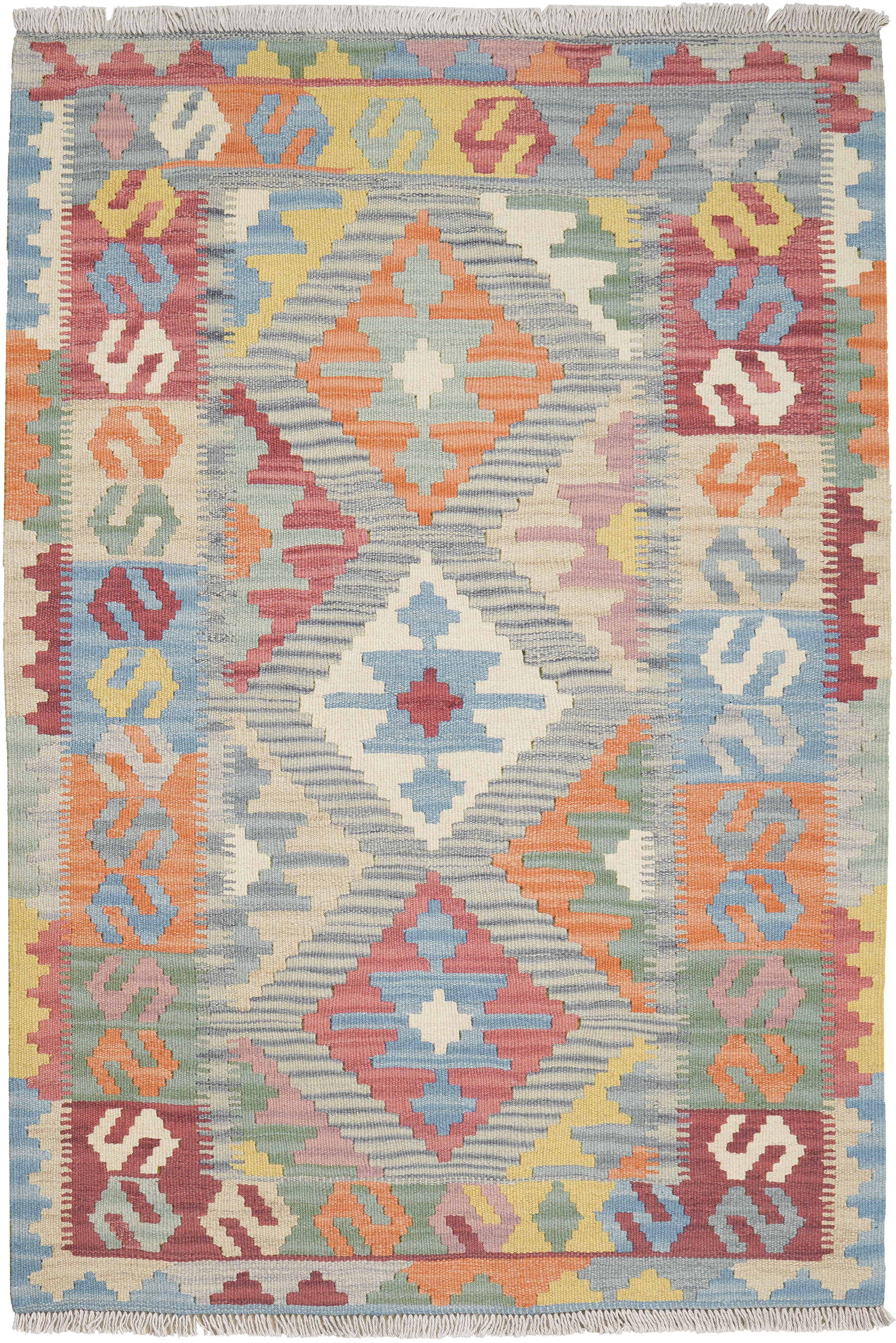 Kelim Gashgai Wool Multicolor