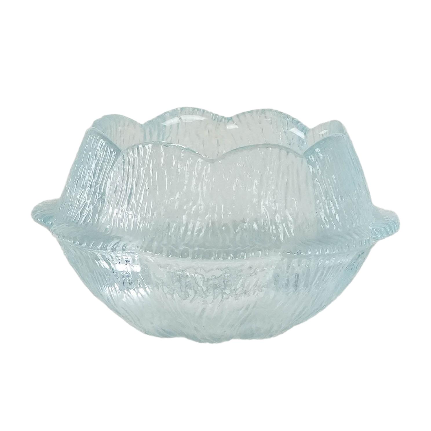 Glass bowl Transparent 1980s
