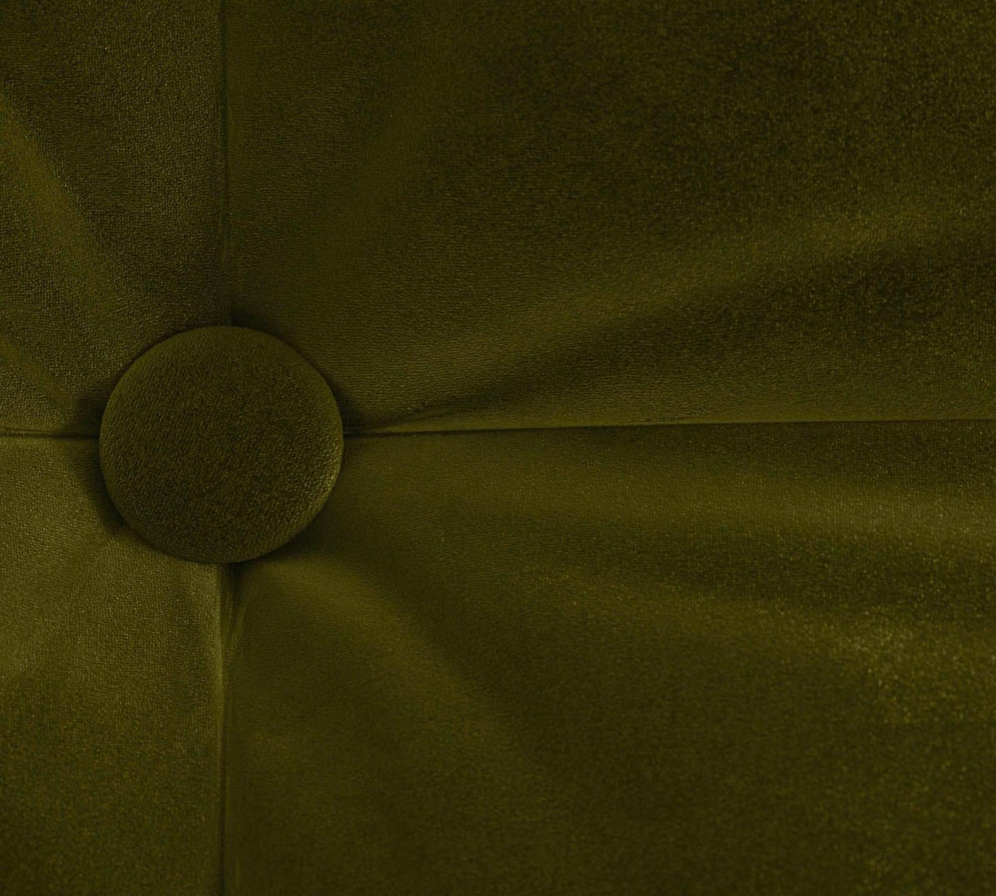 3-Sitzer-Sofa Aldo Samt Grün