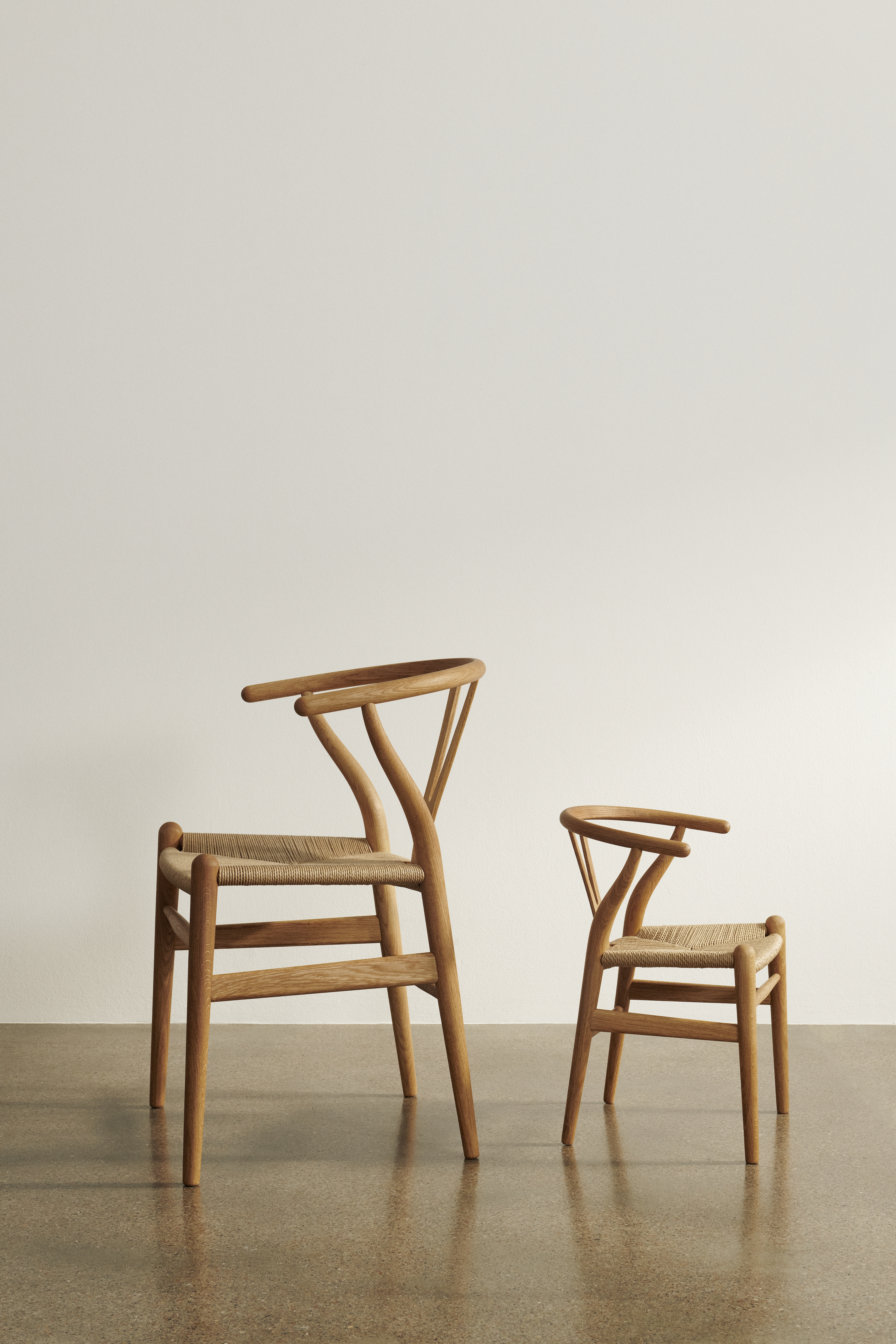 CH24 Wishbone Kinderstuhl Beige