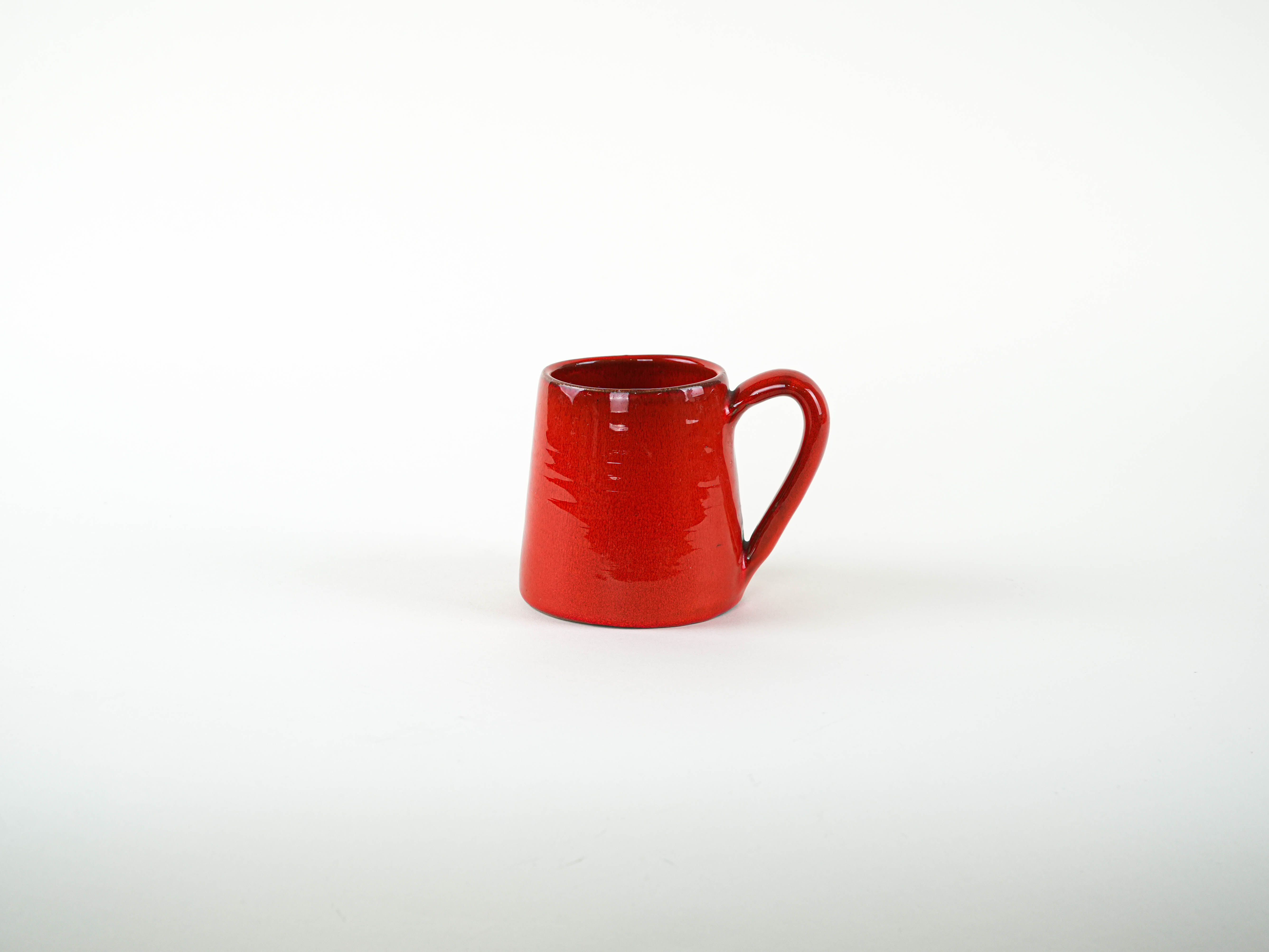 Decorative Cup Ceramic Red 1960s