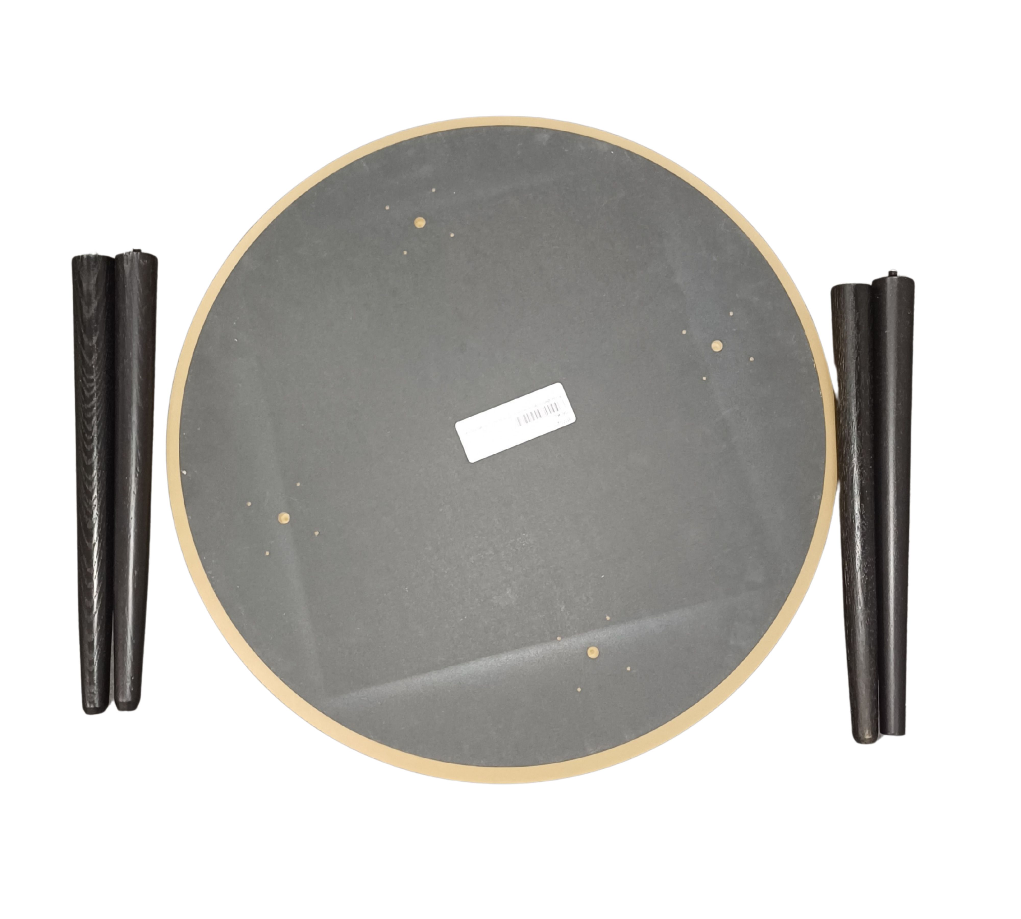 Hubert Couchtisch Walnut Ø 60cm