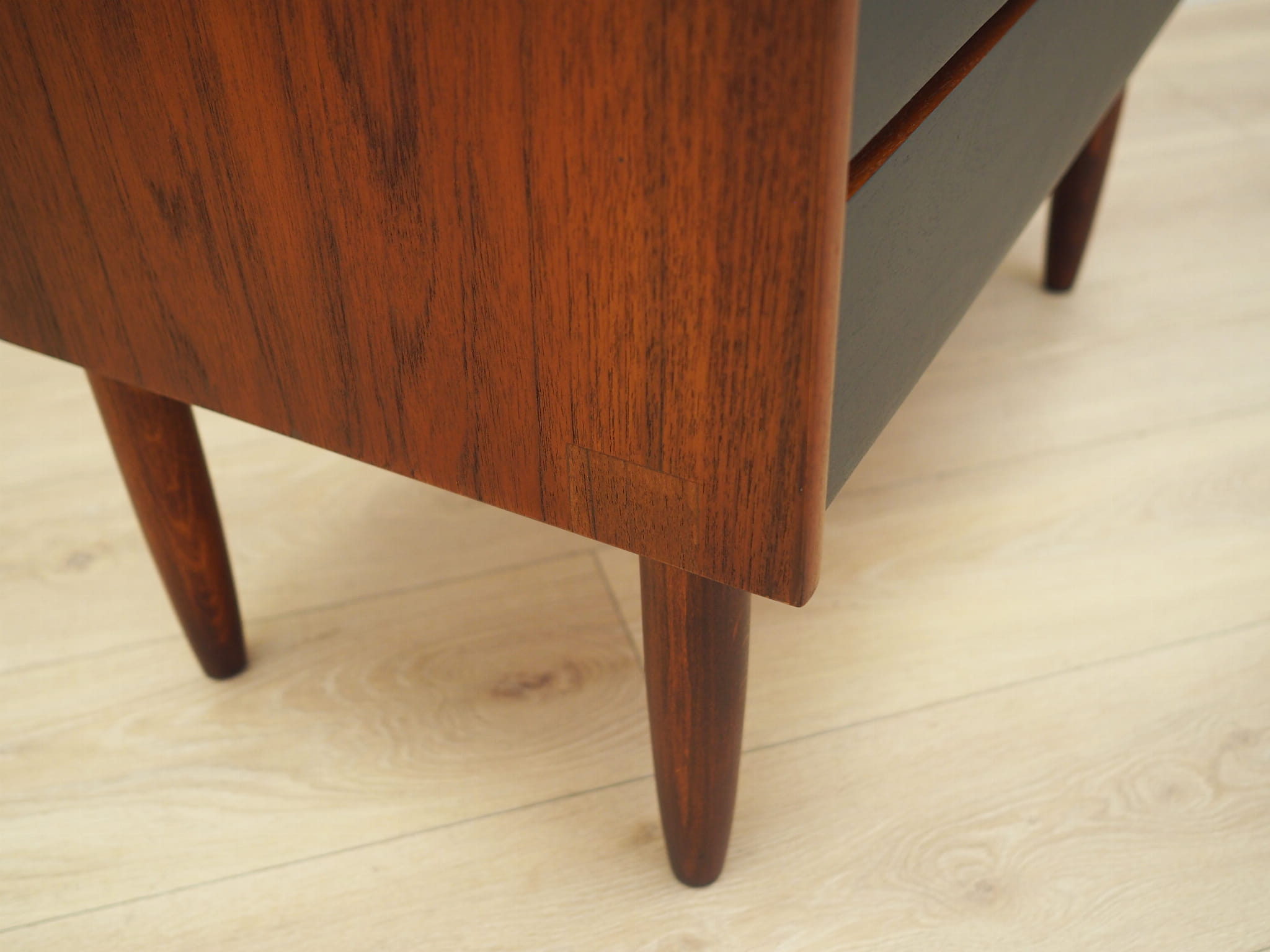 Vintage chest of drawers Teak wood Brown 1970s