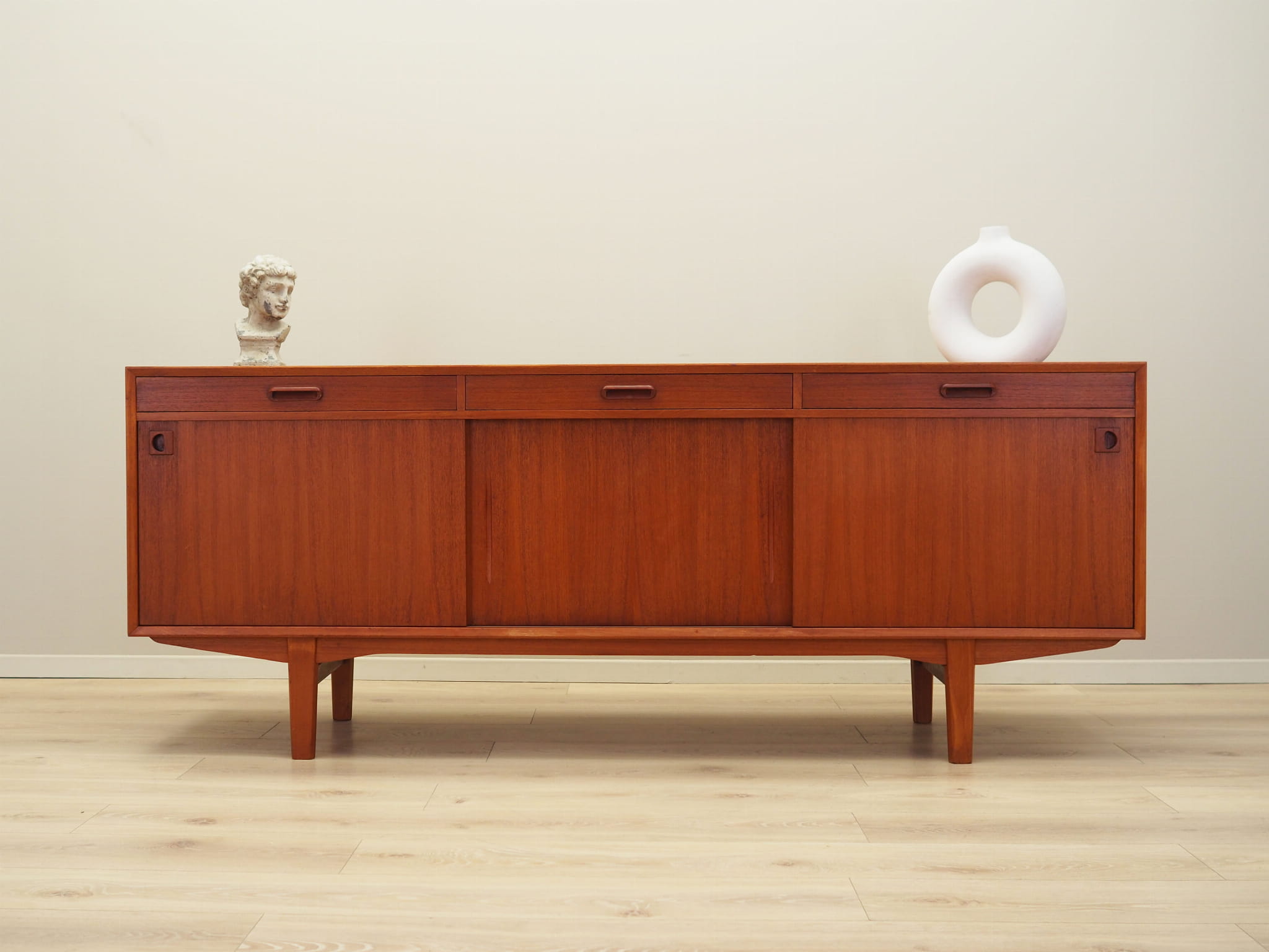 Vintage Sideboard Teakholz Braun 1960er Jahre