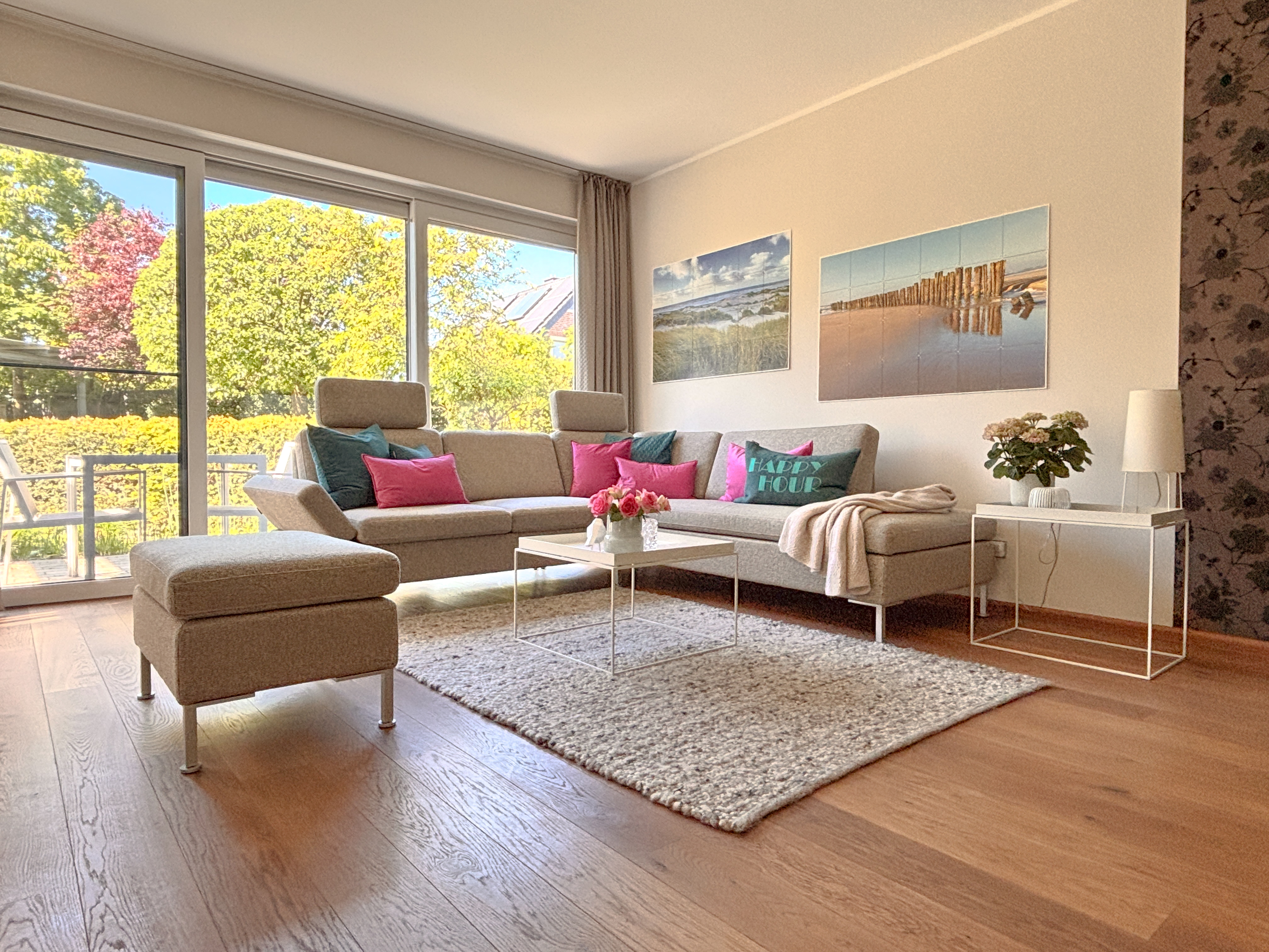 Alba Ecksofa mit Hocker