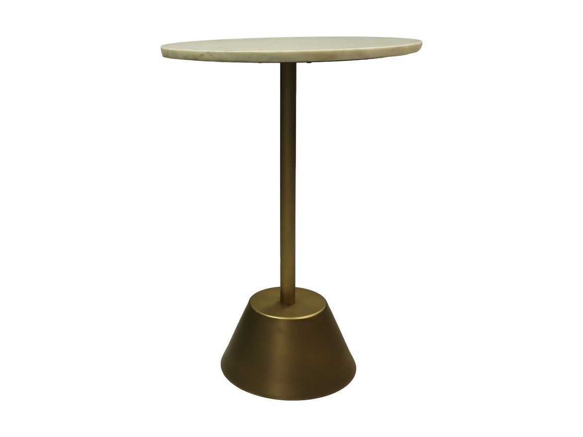 Beistelltisch Marmor Metall ø40cm